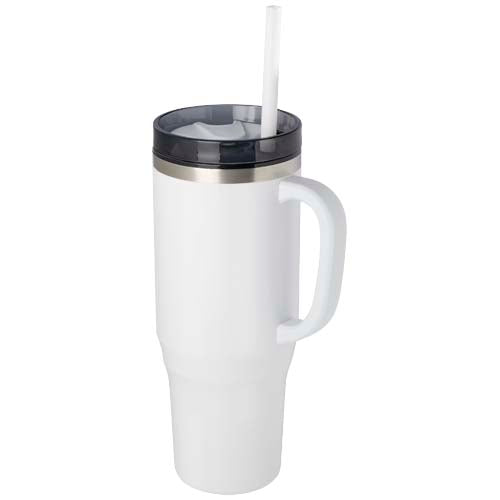 Melbourne 1200 ml geïsoleerde tumbler met rietje
