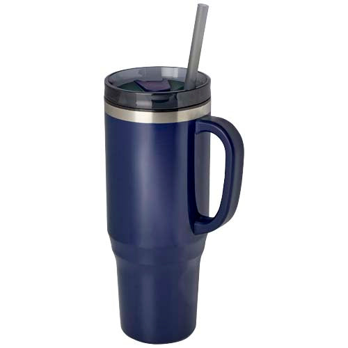Melbourne 1200 ml geïsoleerde tumbler met rietje