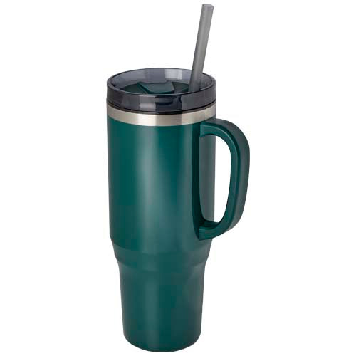Melbourne 1200 ml geïsoleerde tumbler met rietje