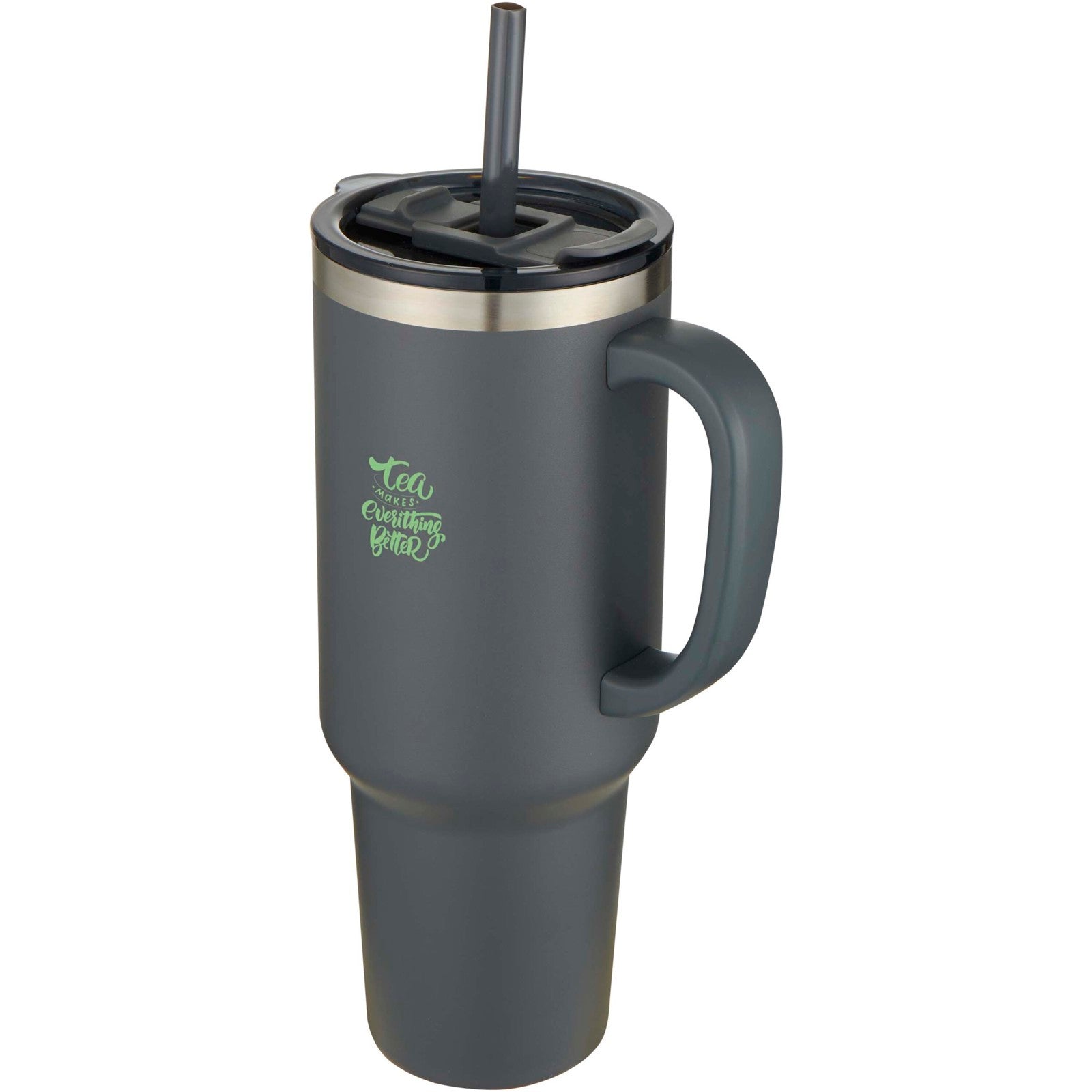 Sydney 1200 ml vacuüm geïsoleerde tumbler met rietje