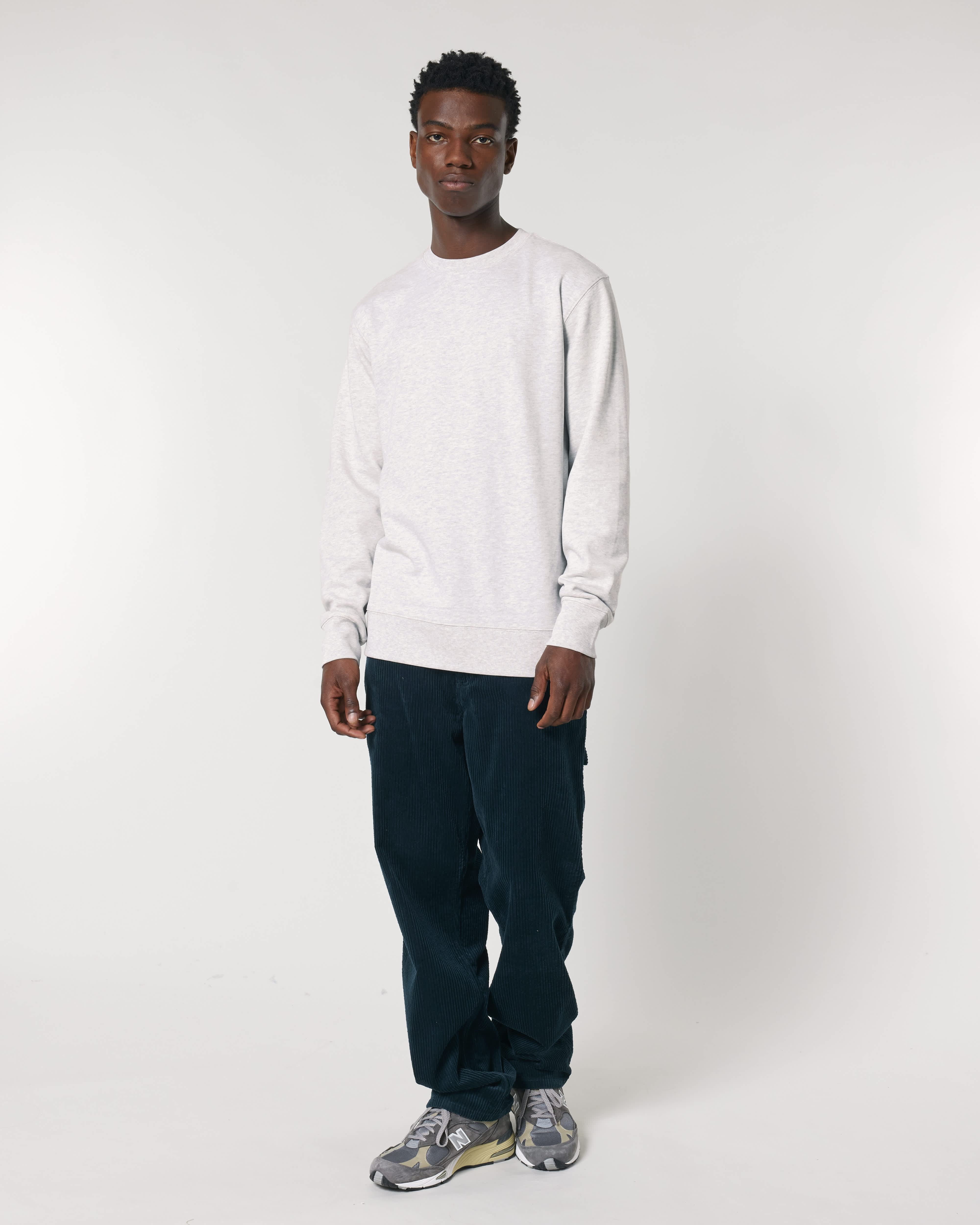 SWEATER - HEATHER GRIJS