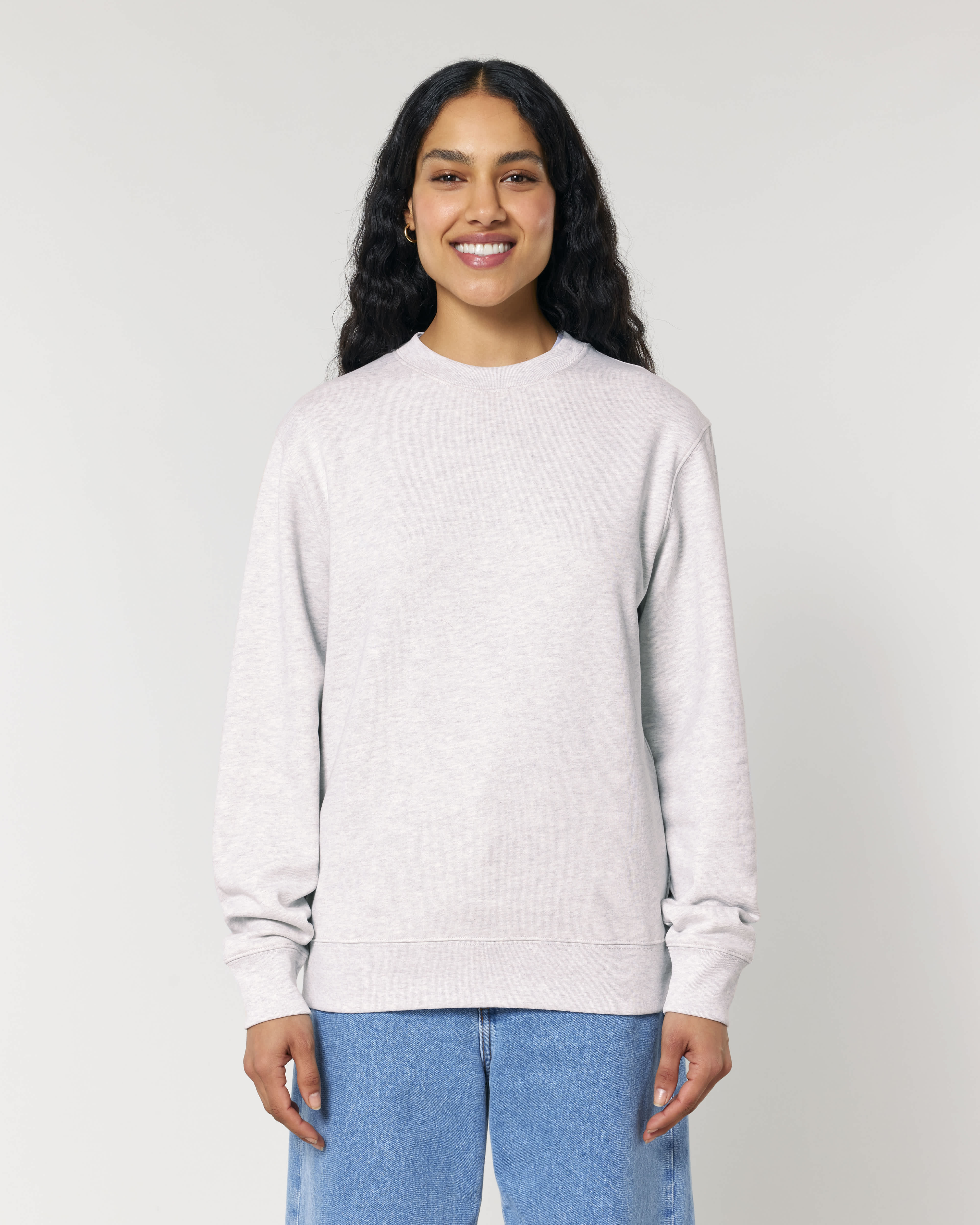 SWEATER - HEATHER GRIJS
