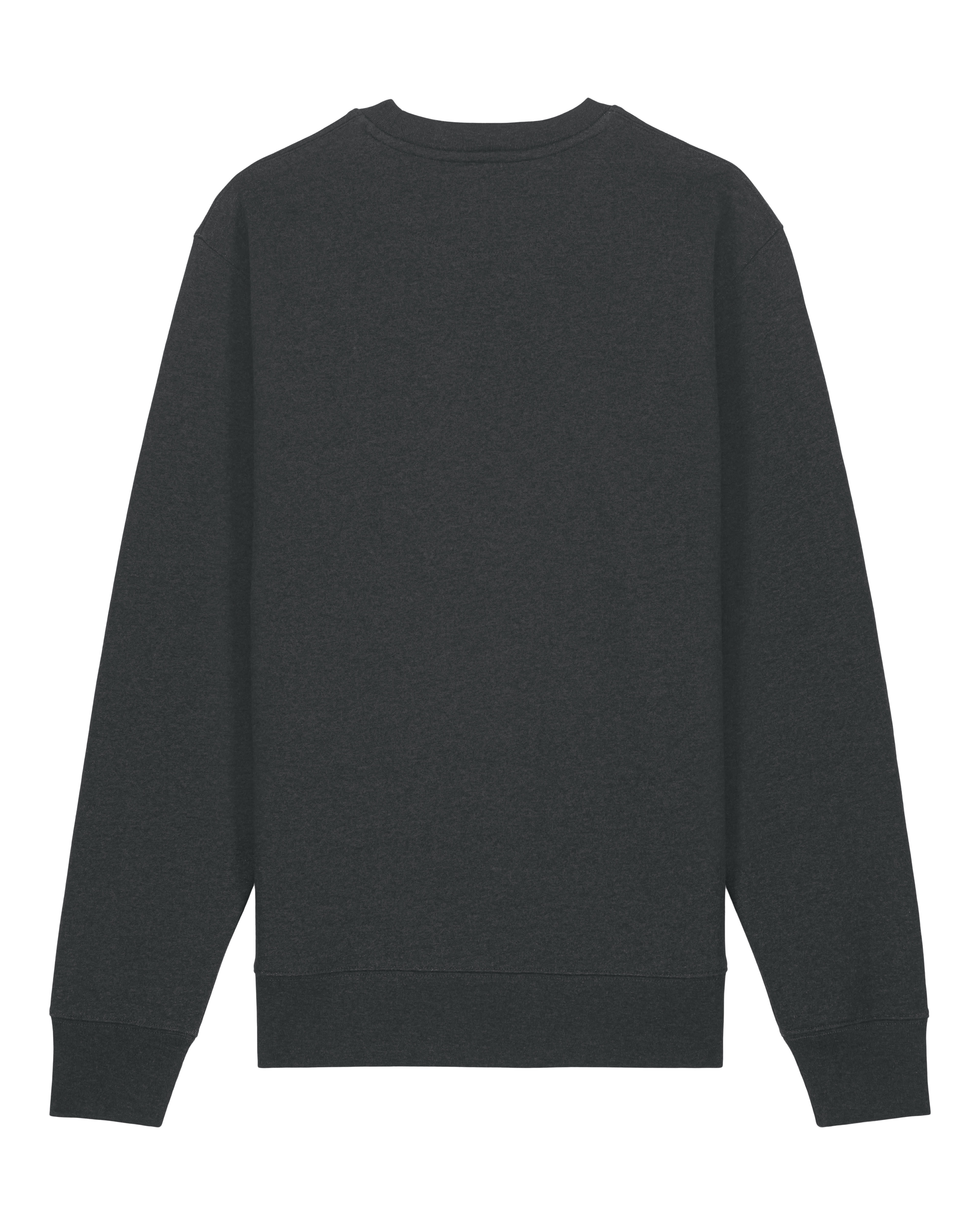 SWEATER - HEATHER DONKER GRIJS