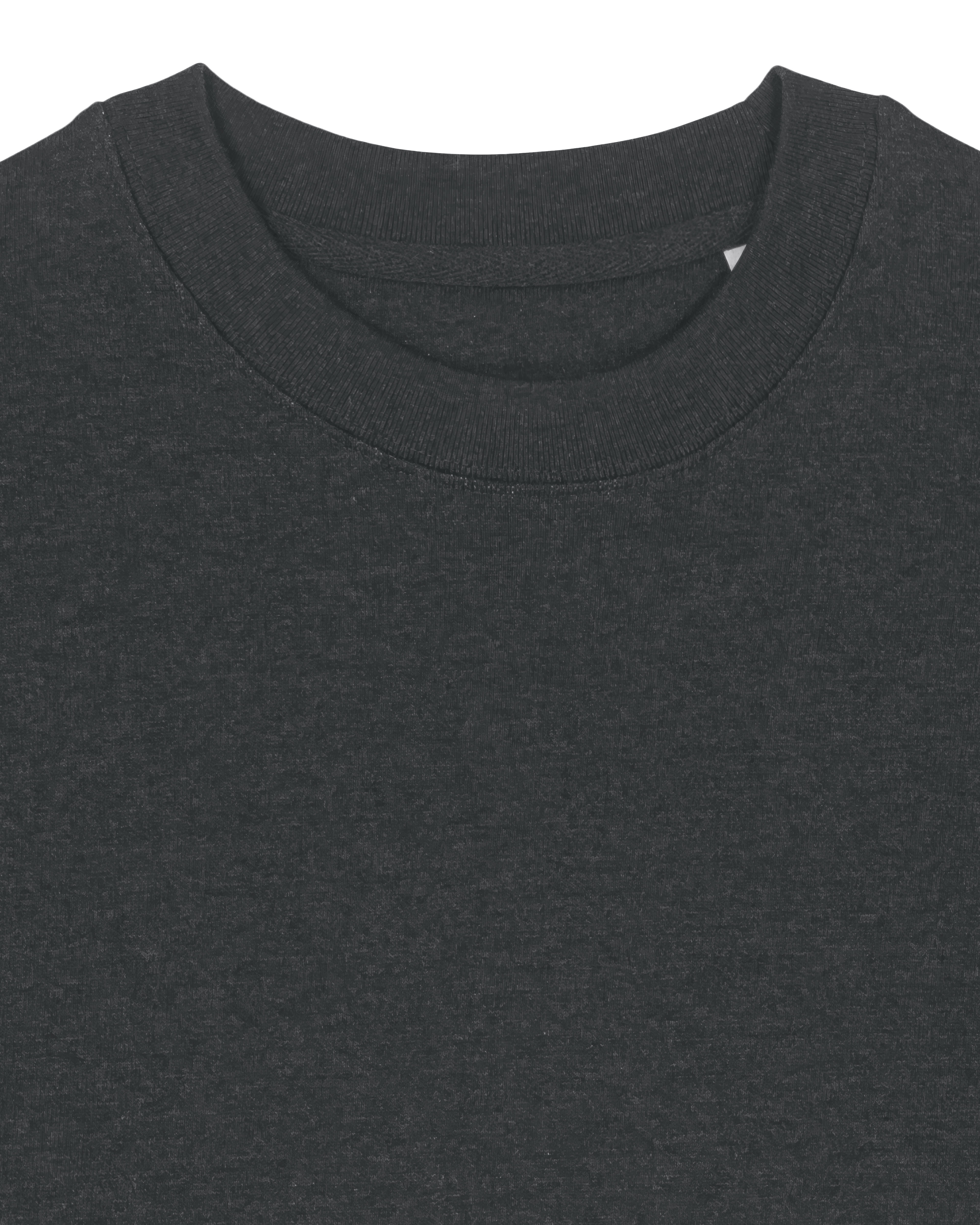 SWEATER - HEATHER DONKER GRIJS