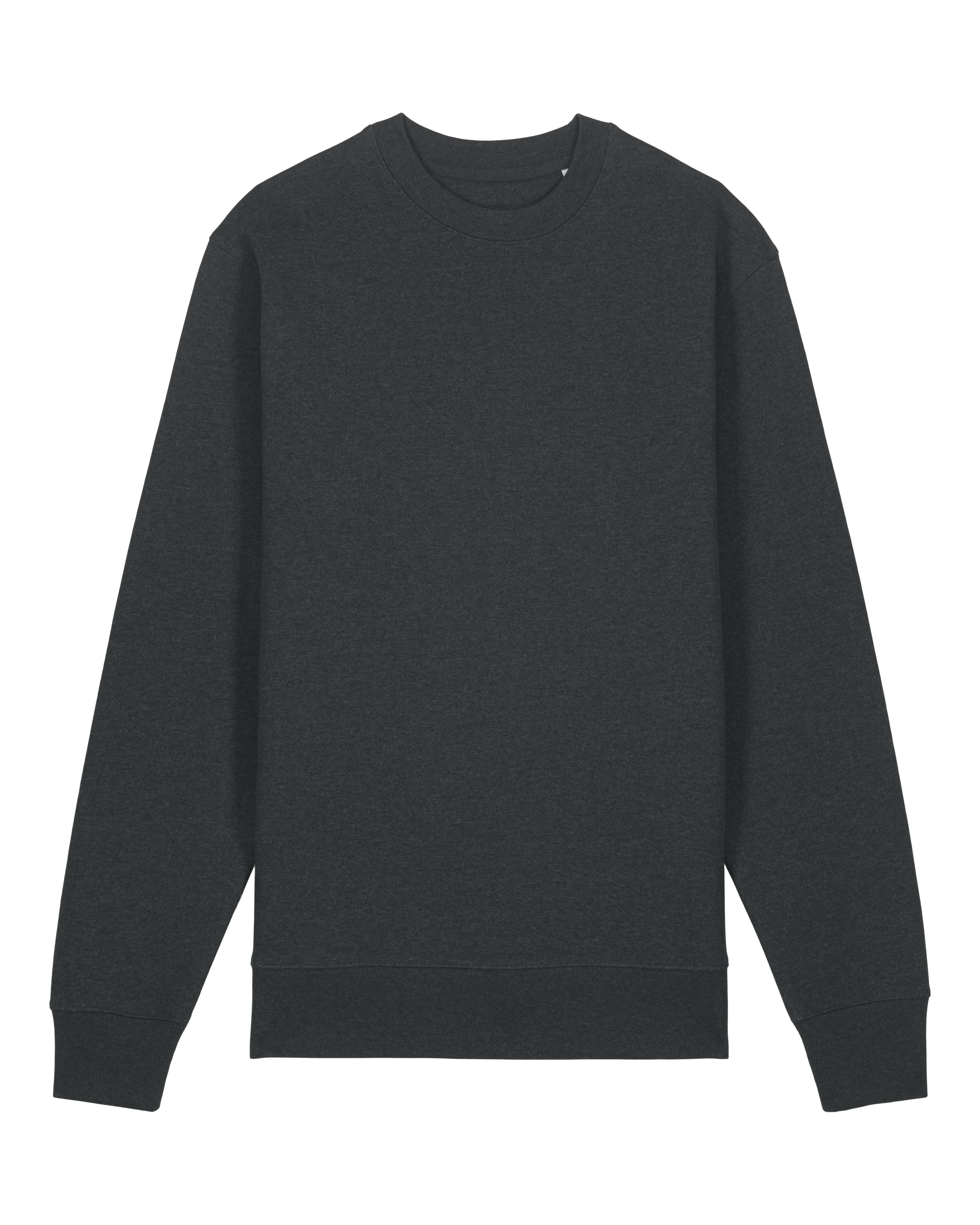 SWEATER - HEATHER DONKER GRIJS