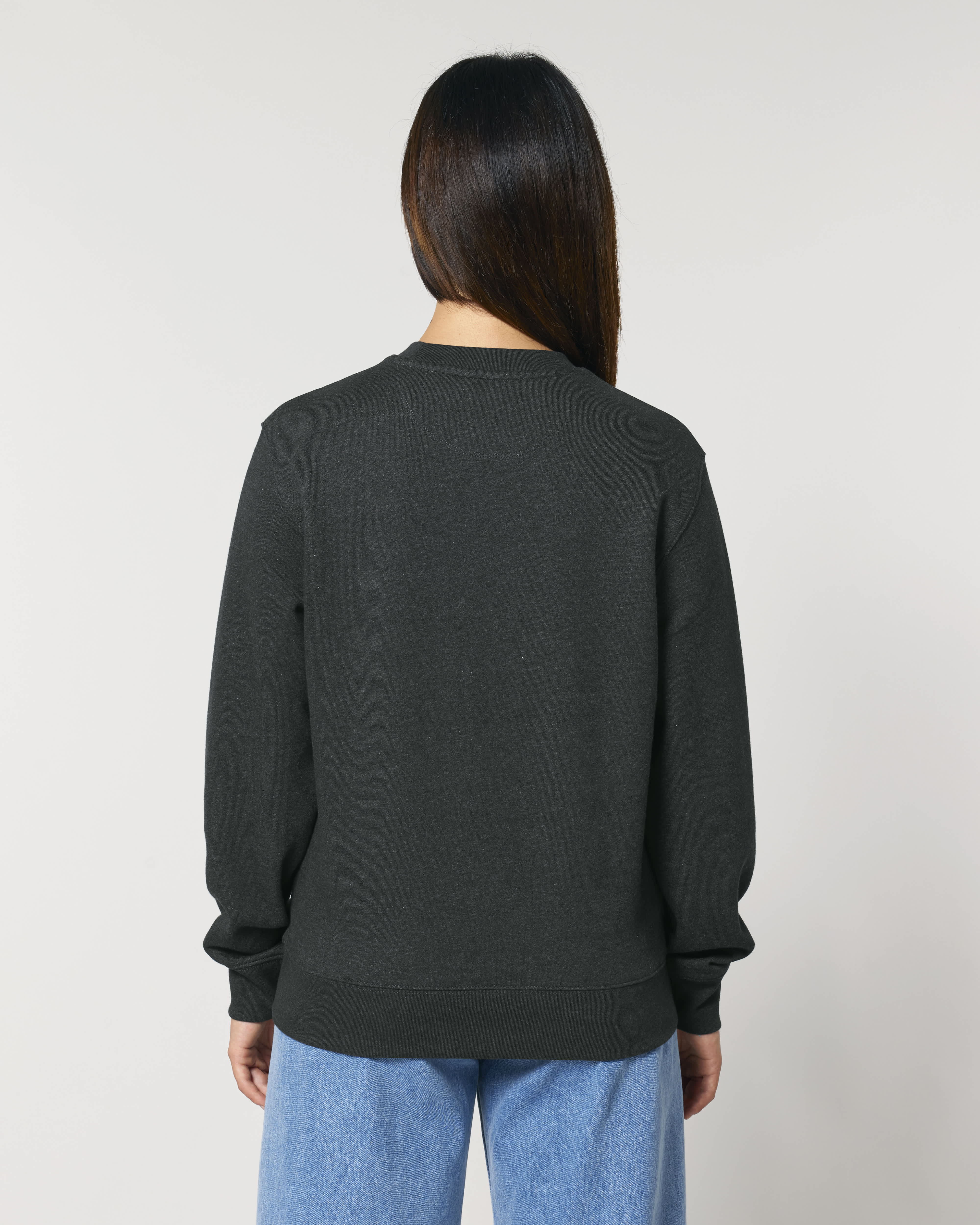 SWEATER - HEATHER DONKER GRIJS