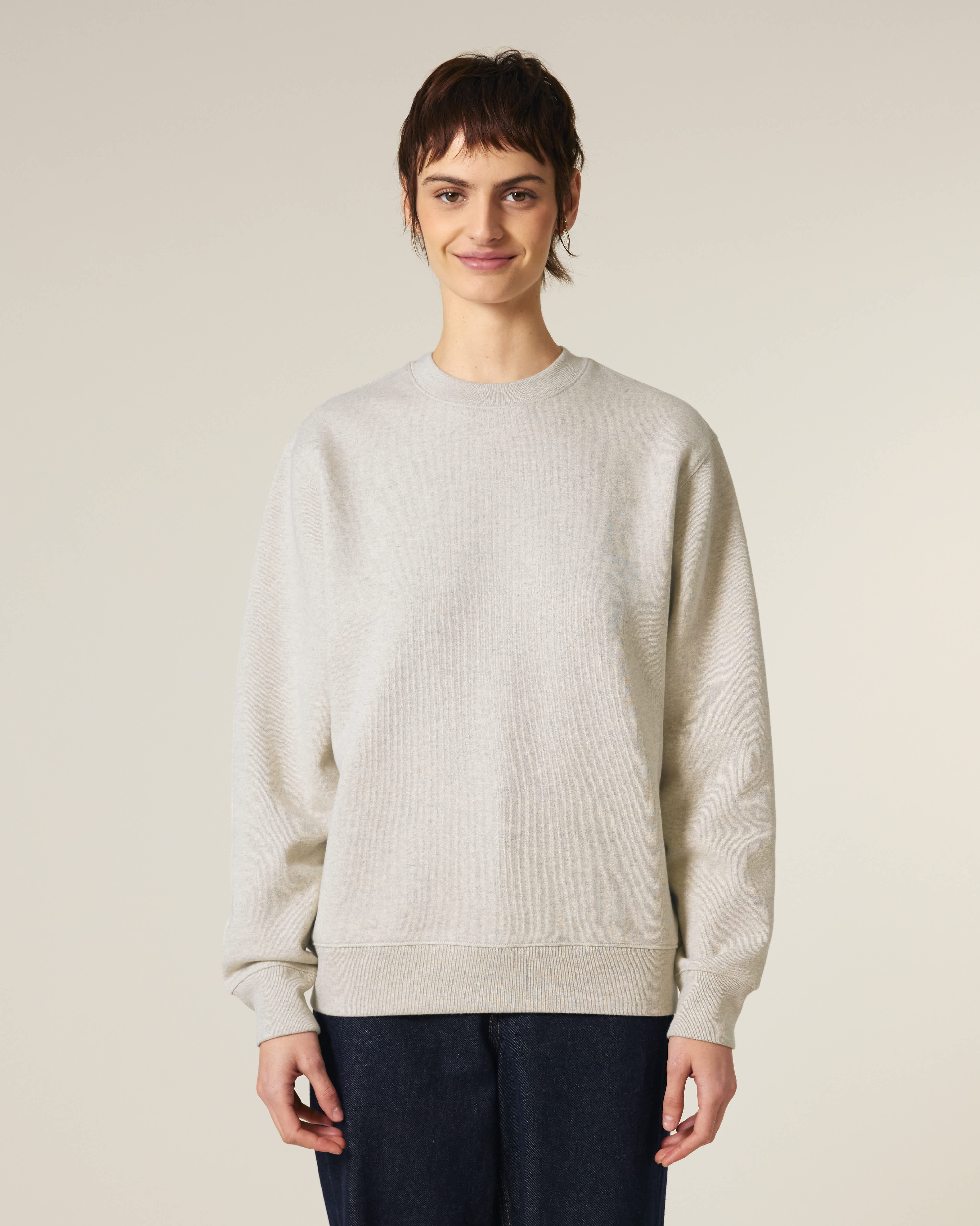 SWEATER - HEATHER NATUREL