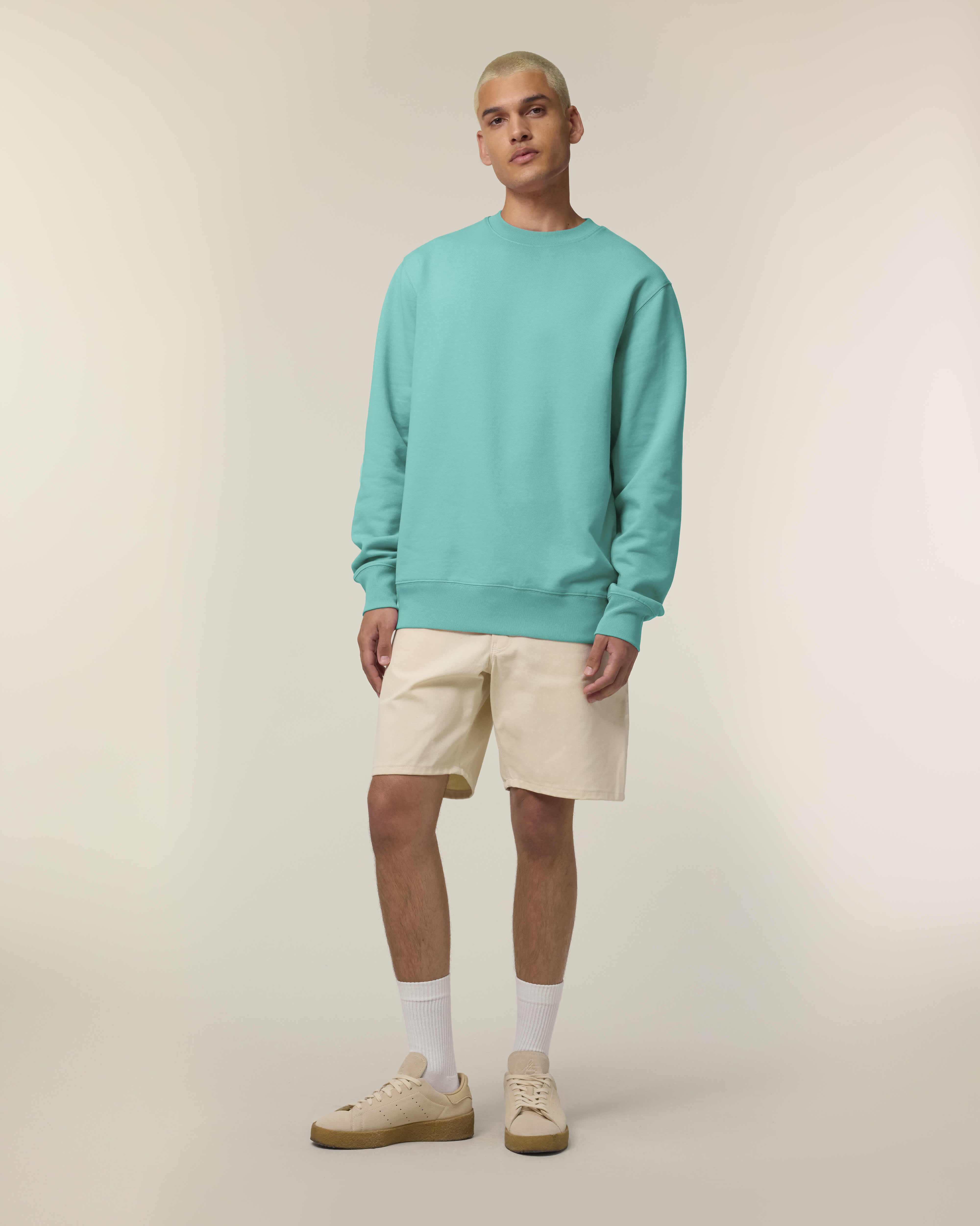 SWEATER - ZWEMBLAUW
