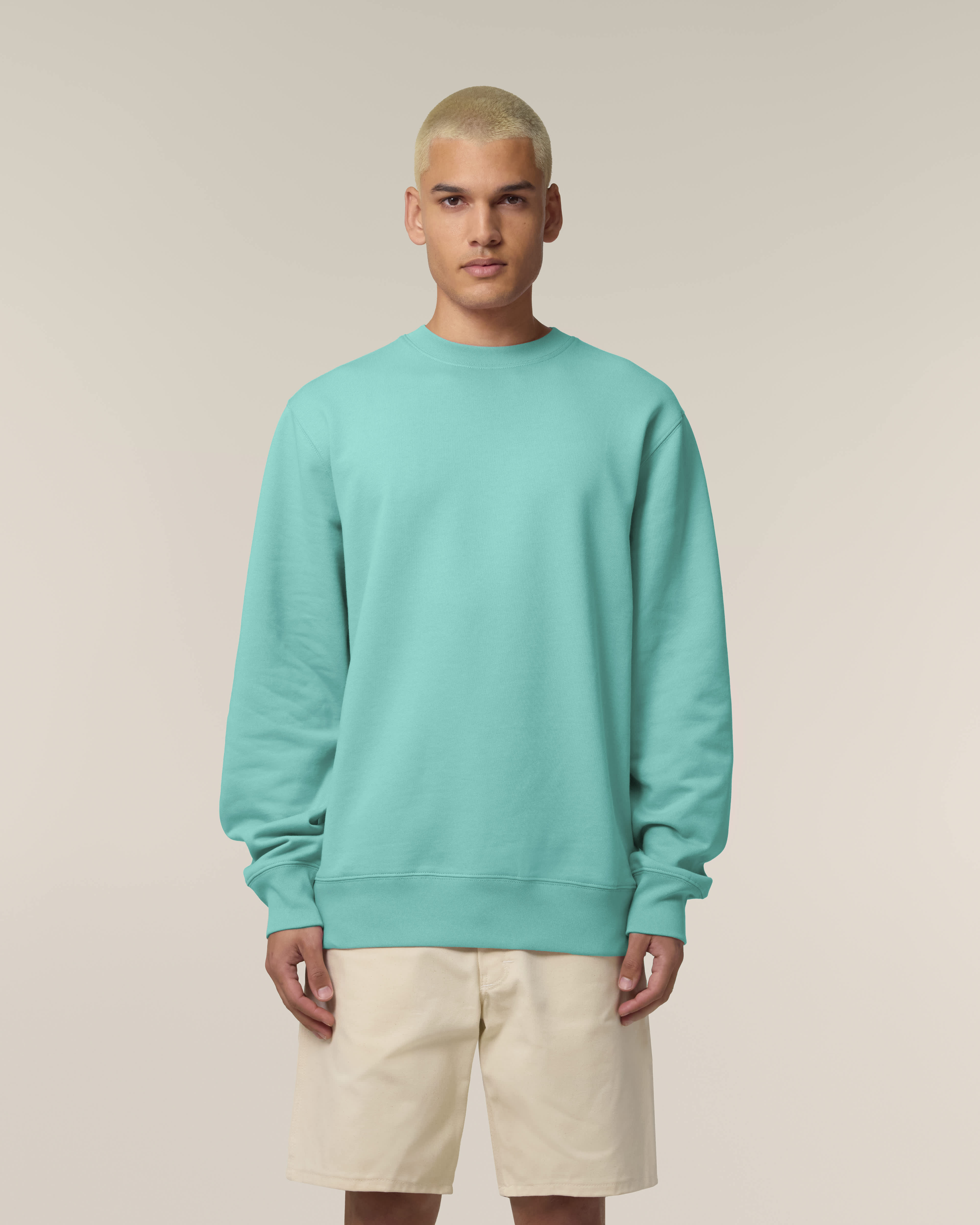 SWEATER - ZWEMBLAUW