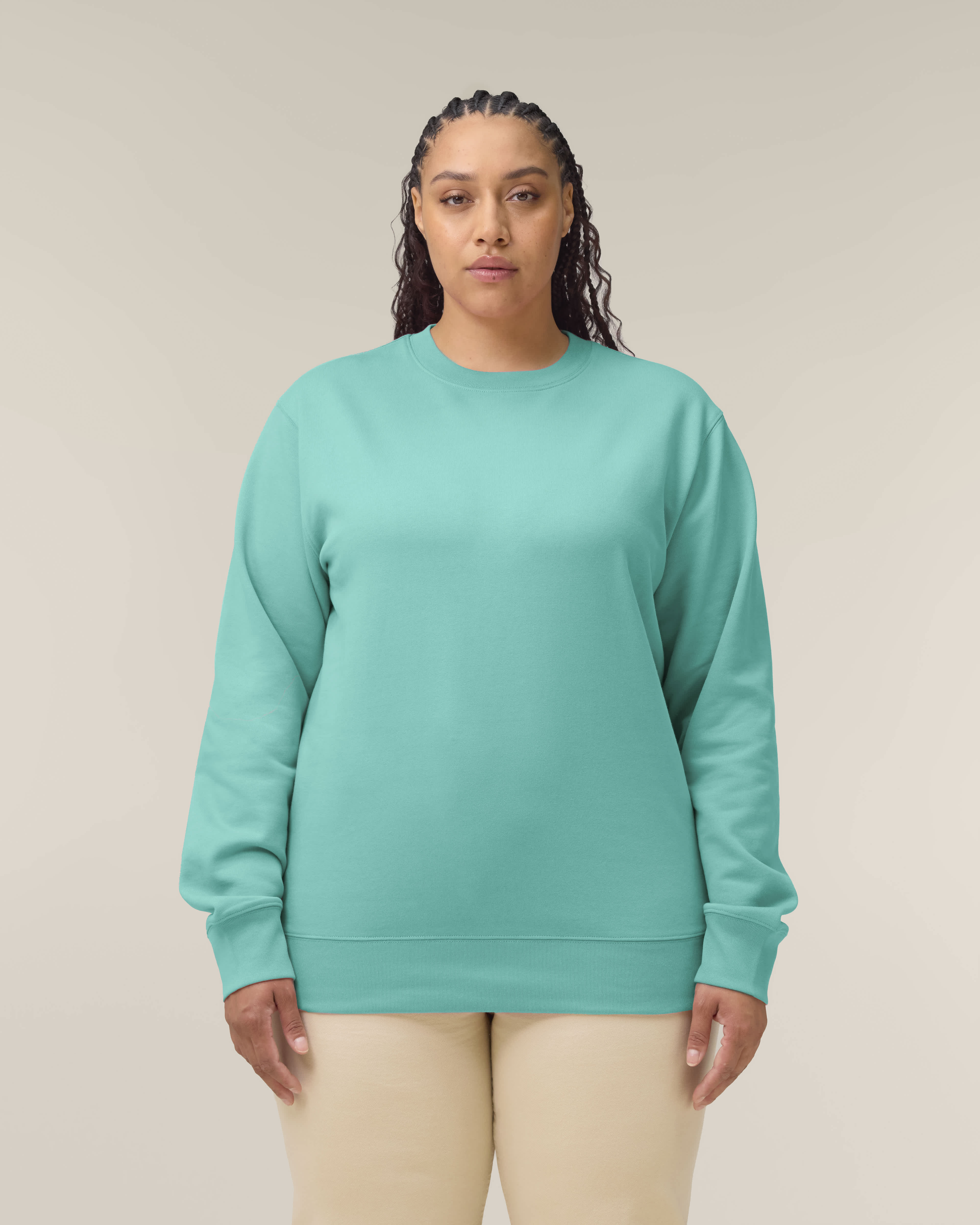 SWEATER - ZWEMBLAUW