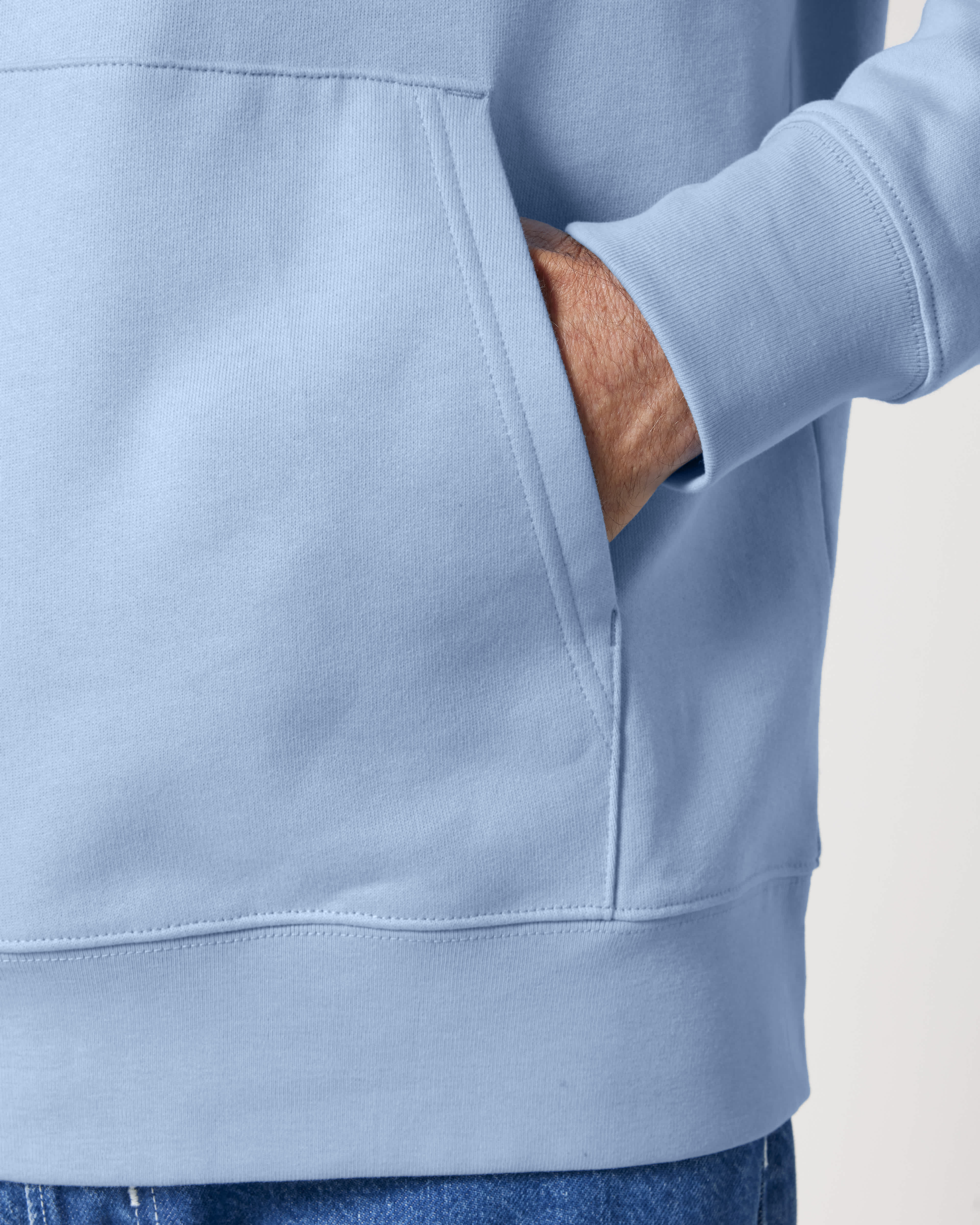 HOODIE - ZAND BLAUW