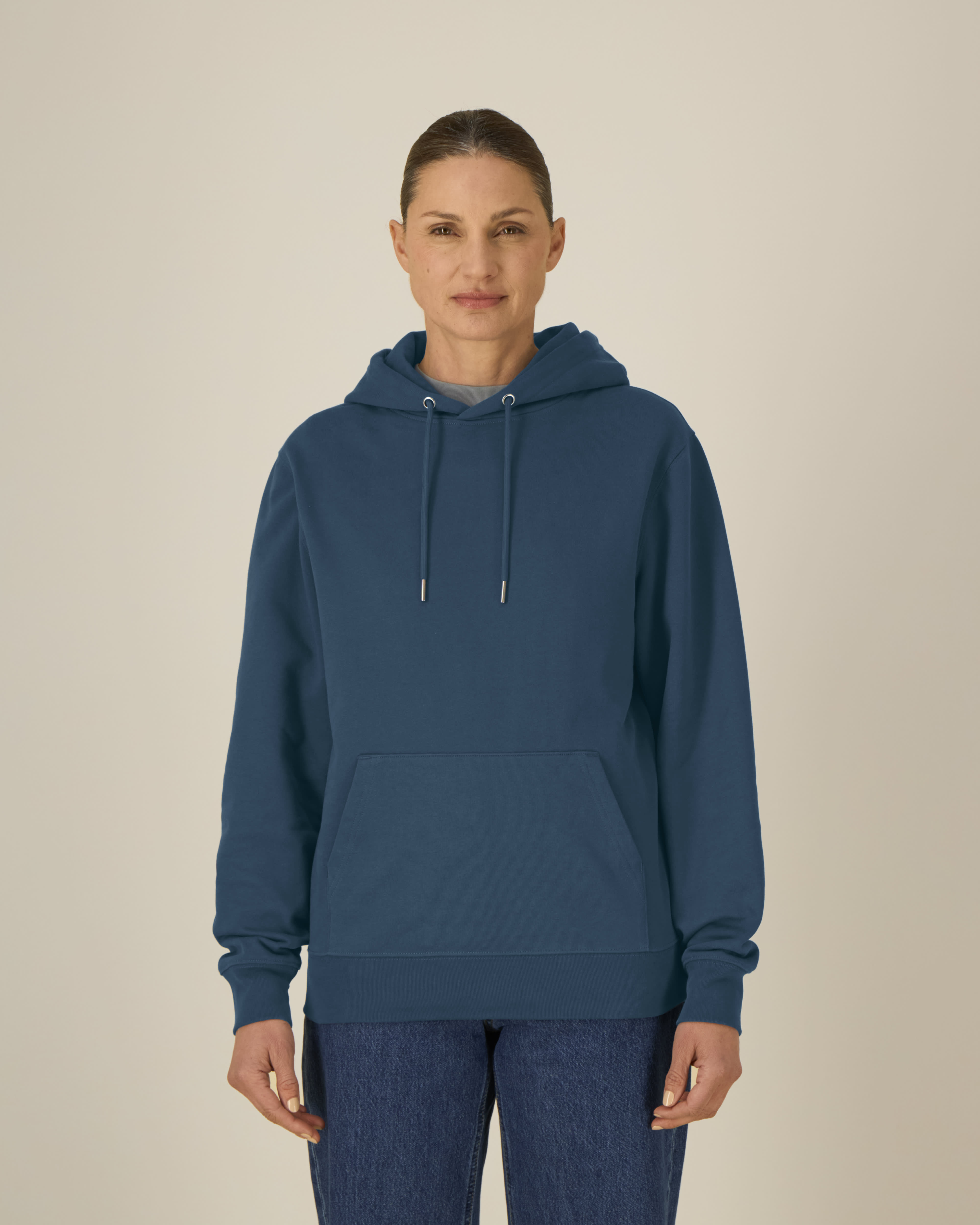 HOODIE - TEAL BLAUW