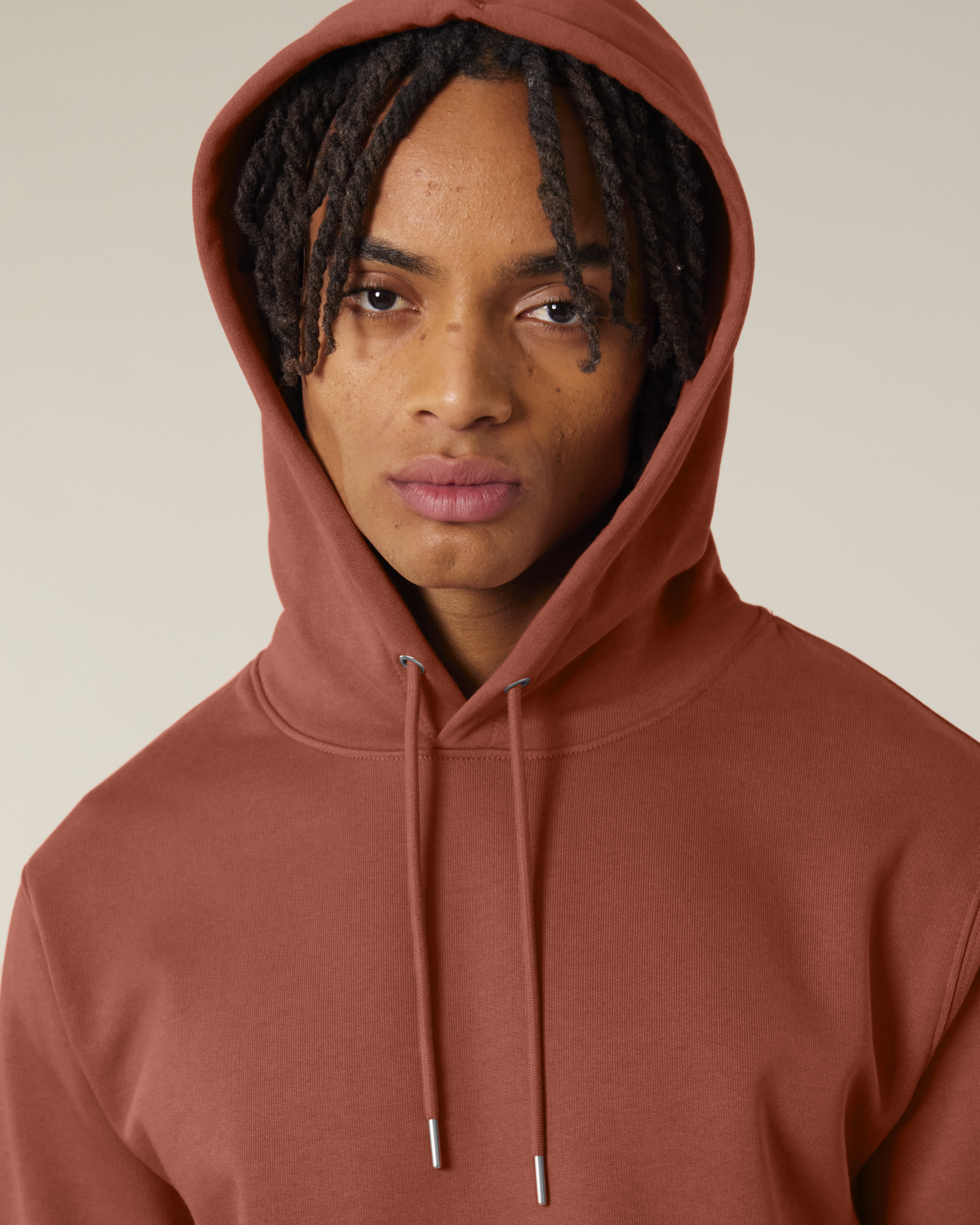 HOODIE - HEATHER BRUIN