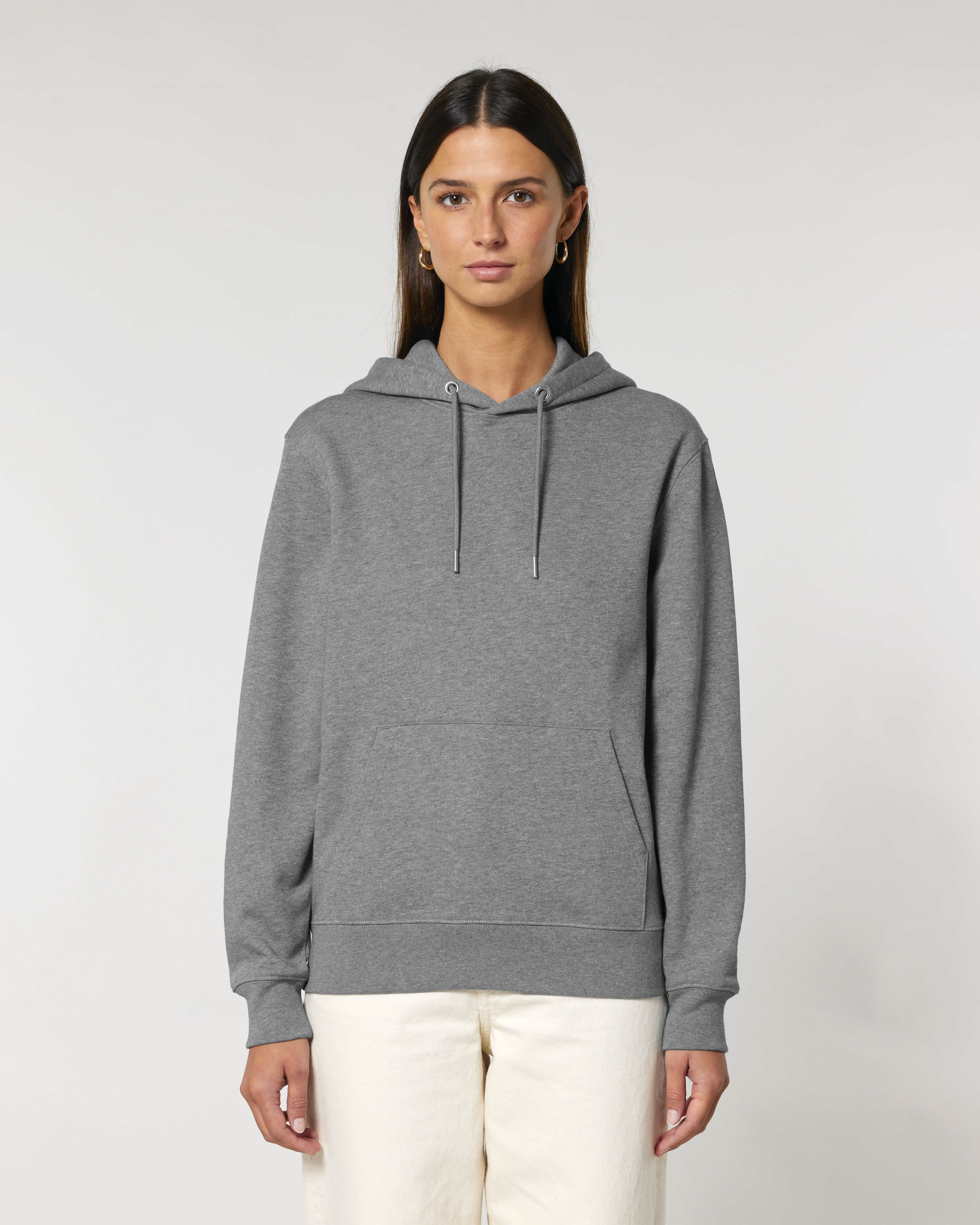 HOODIE - HEATHER GRIJS