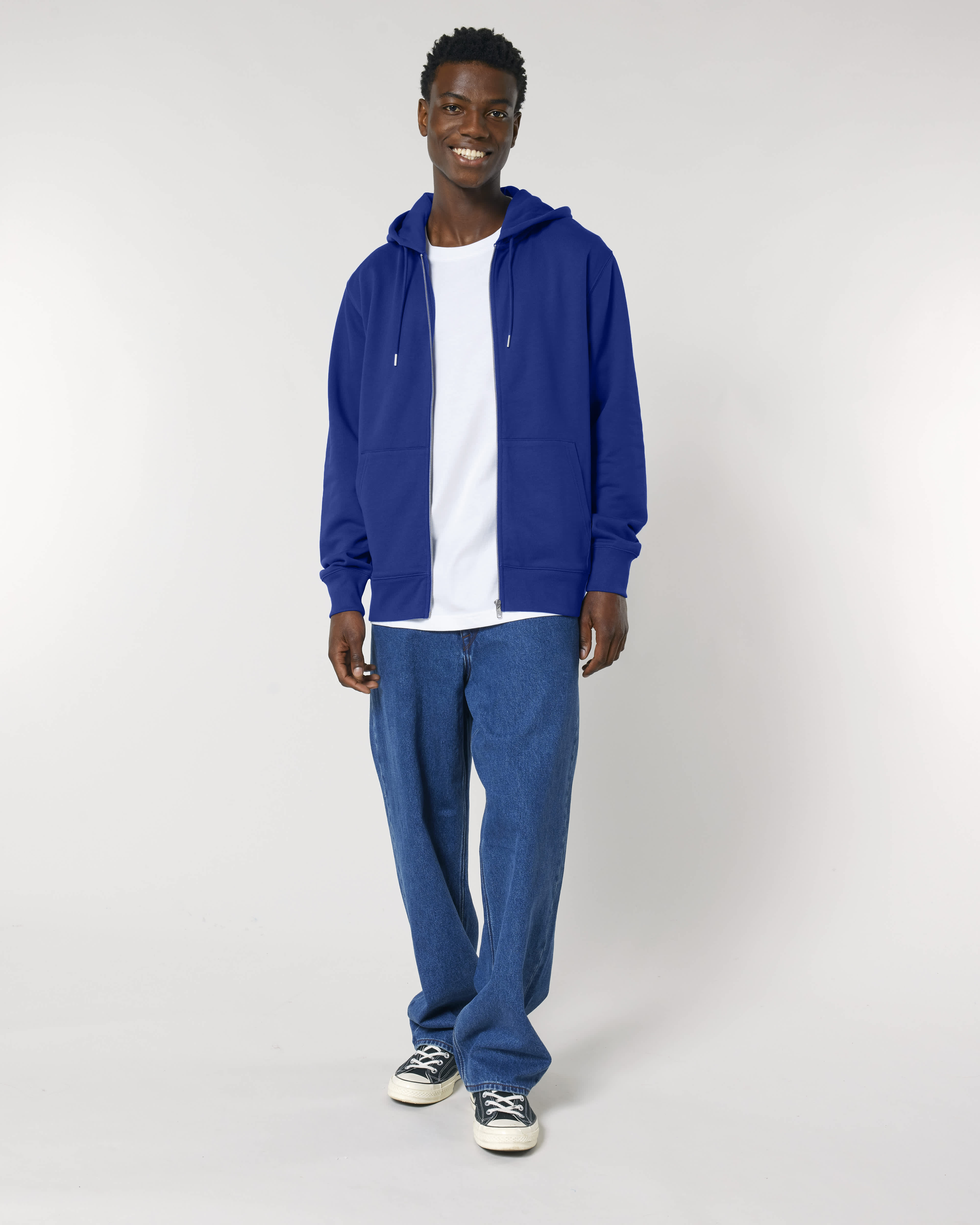 VEST - WORBLAUW