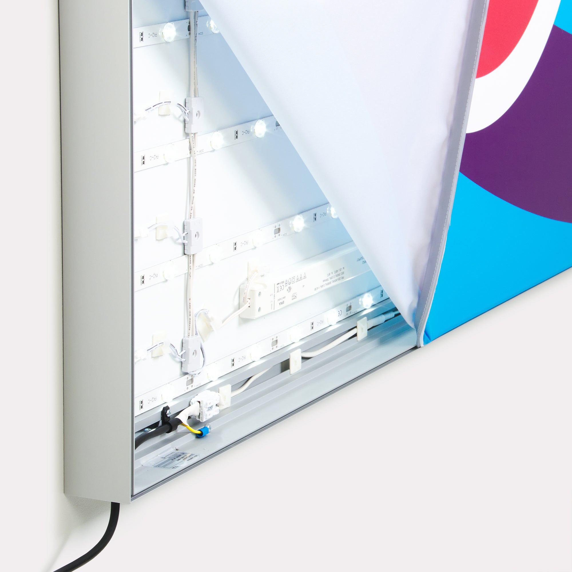 LED-frame en LED peesdoek