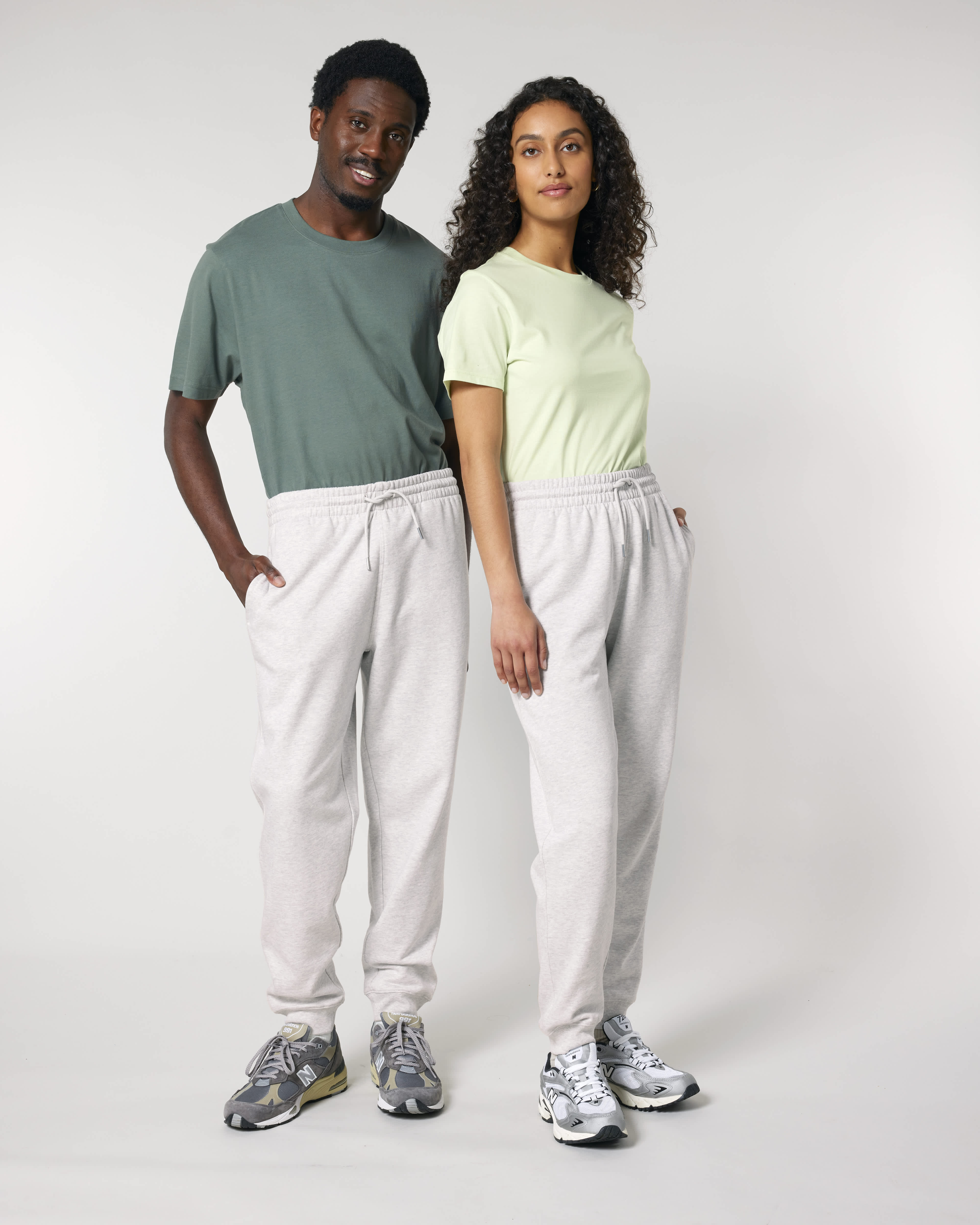 JOGGINGSBROEK - Heather licht grijs