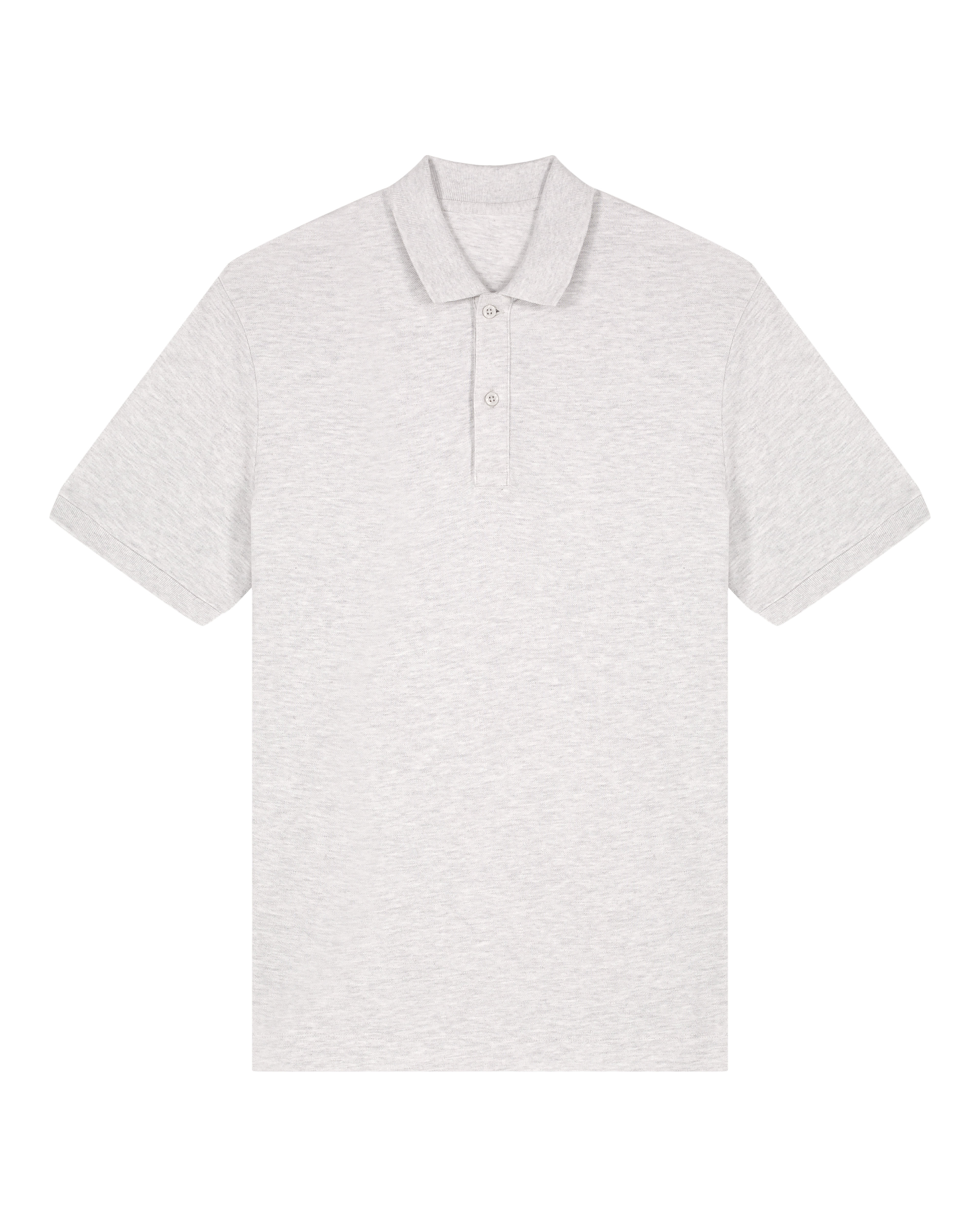 POLO - HEATHER LICHT GRIJS