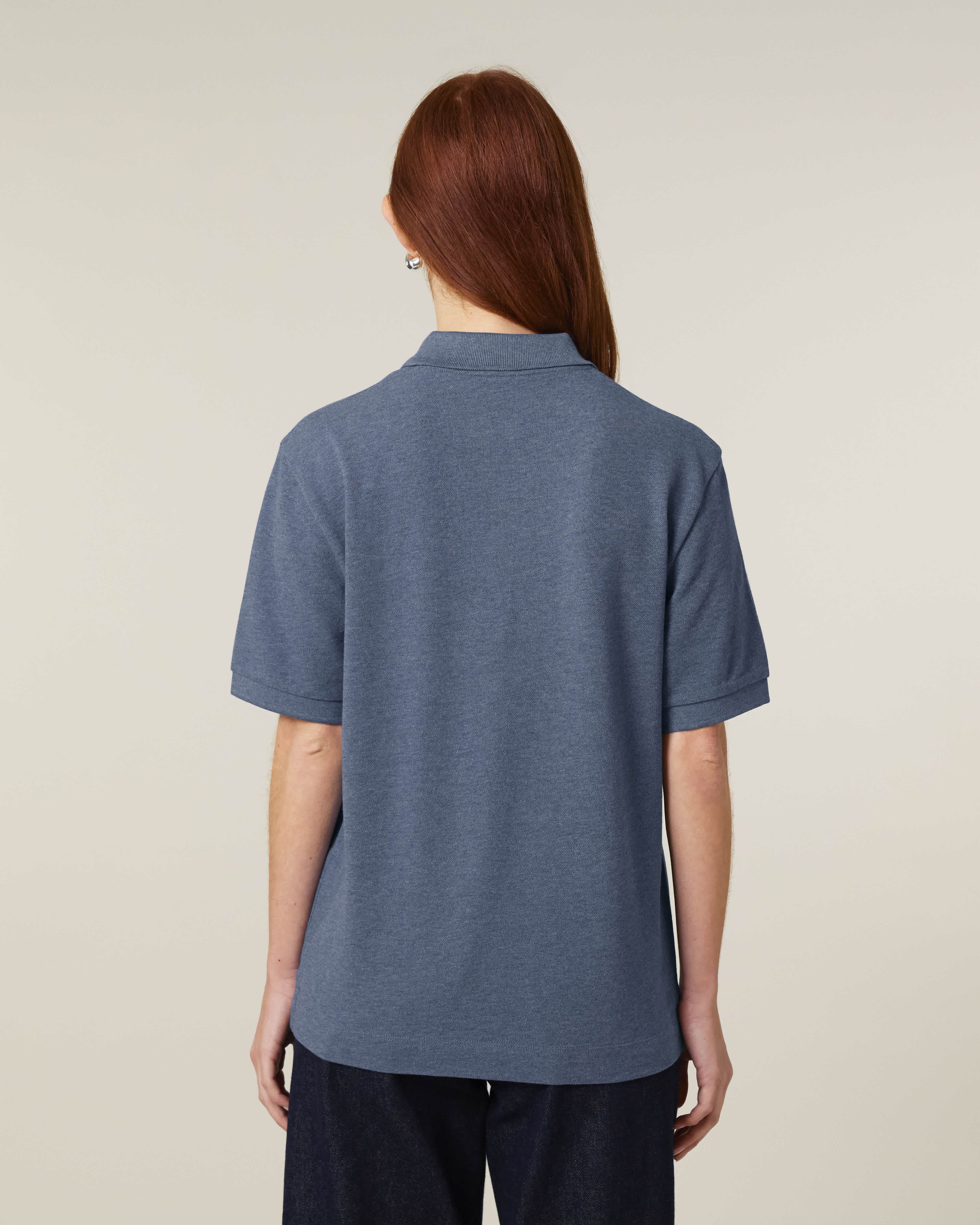 POLO - HEATHER DONKER BLAUW