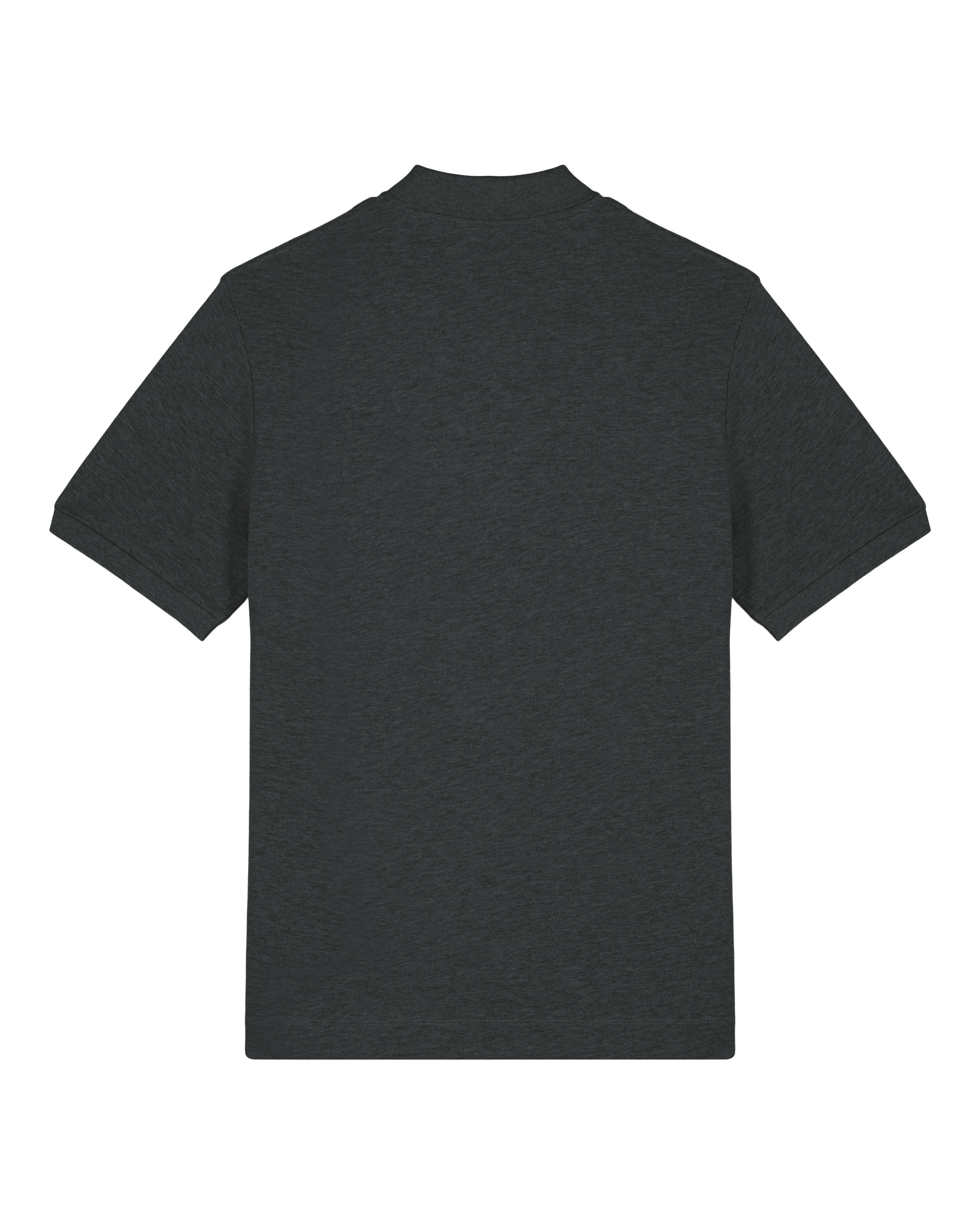 POLO - HEATHER DONKER GRIJS