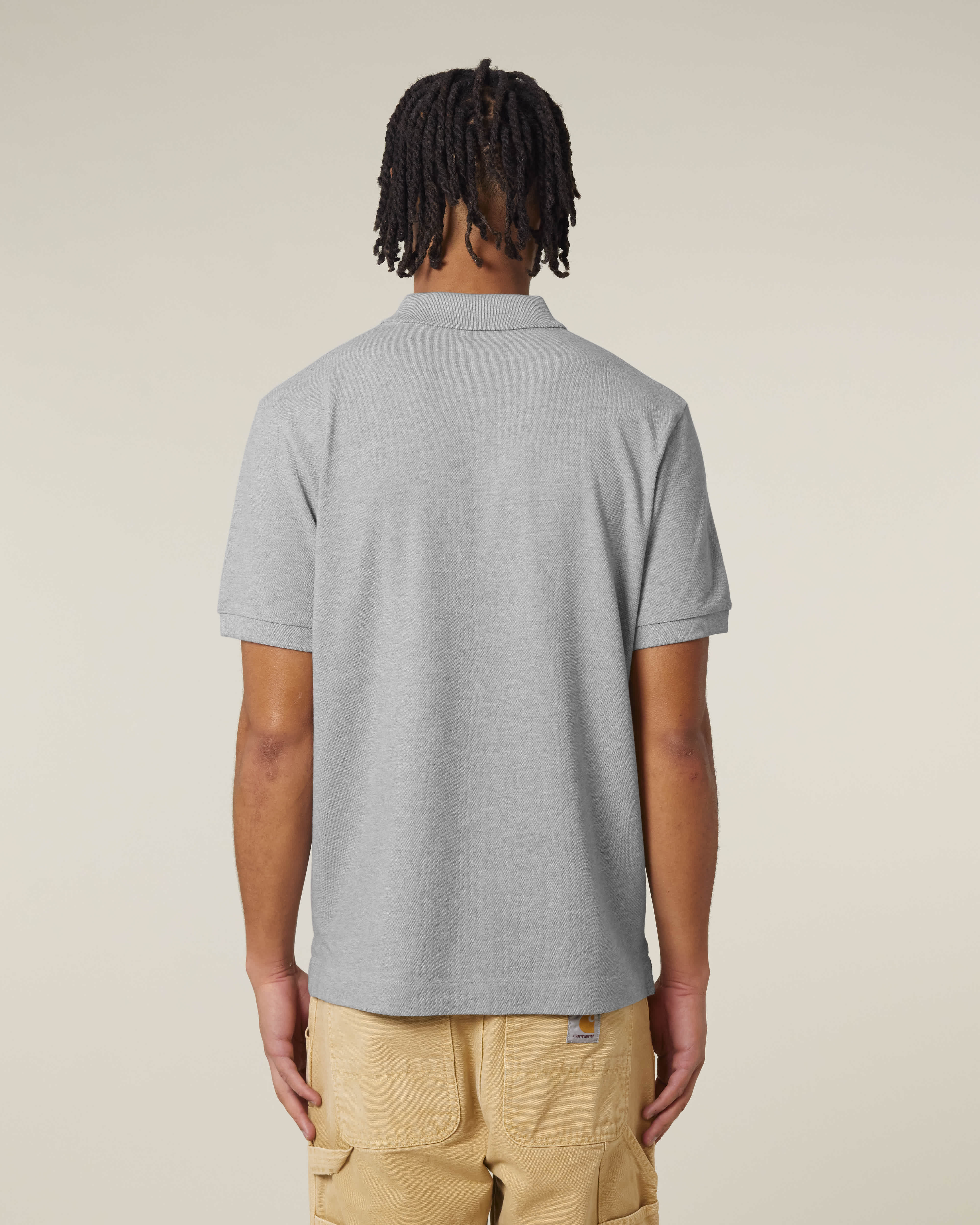 POLO - HEATHER GRIJS