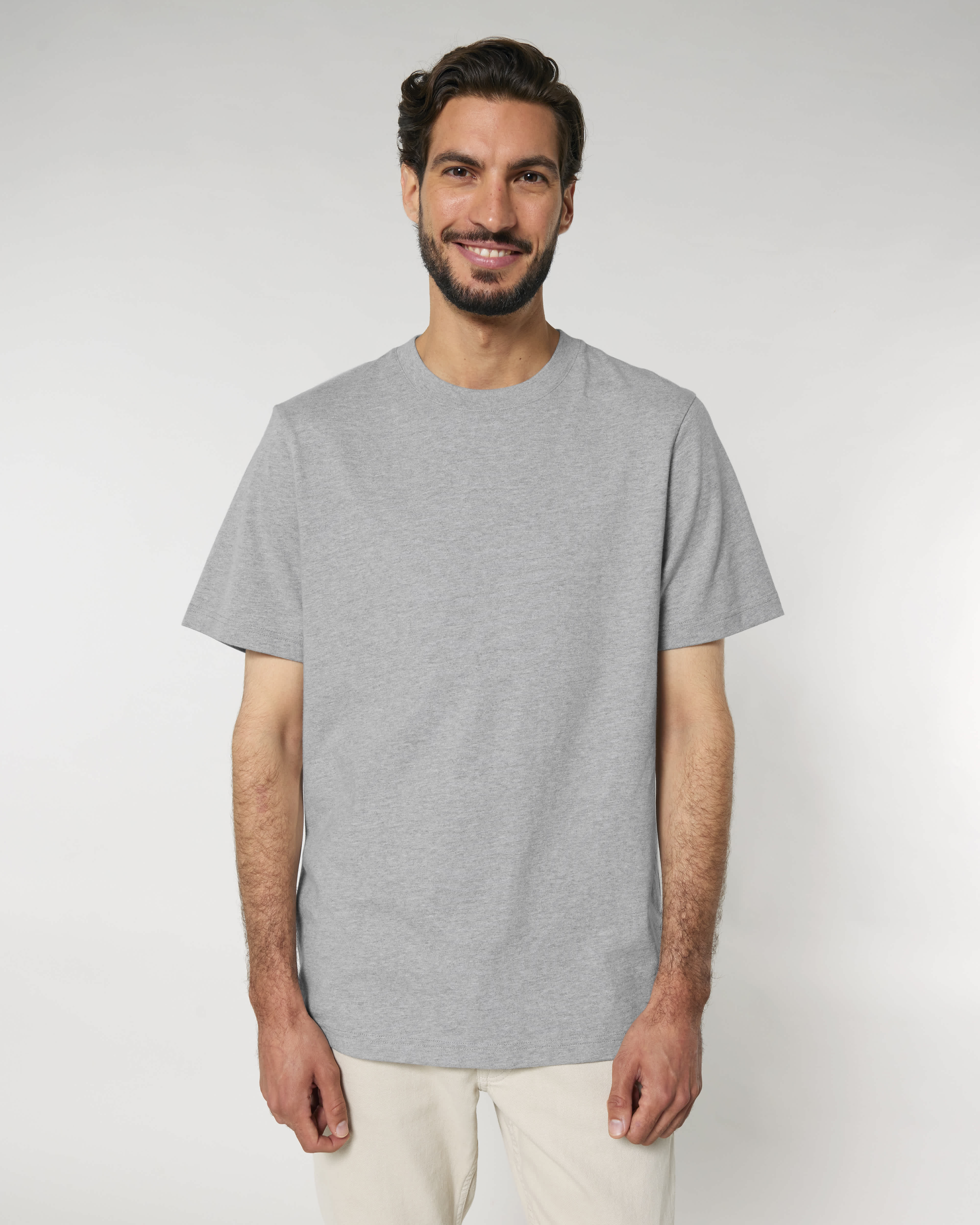 T-SHIRT - HEATHER GRIJS