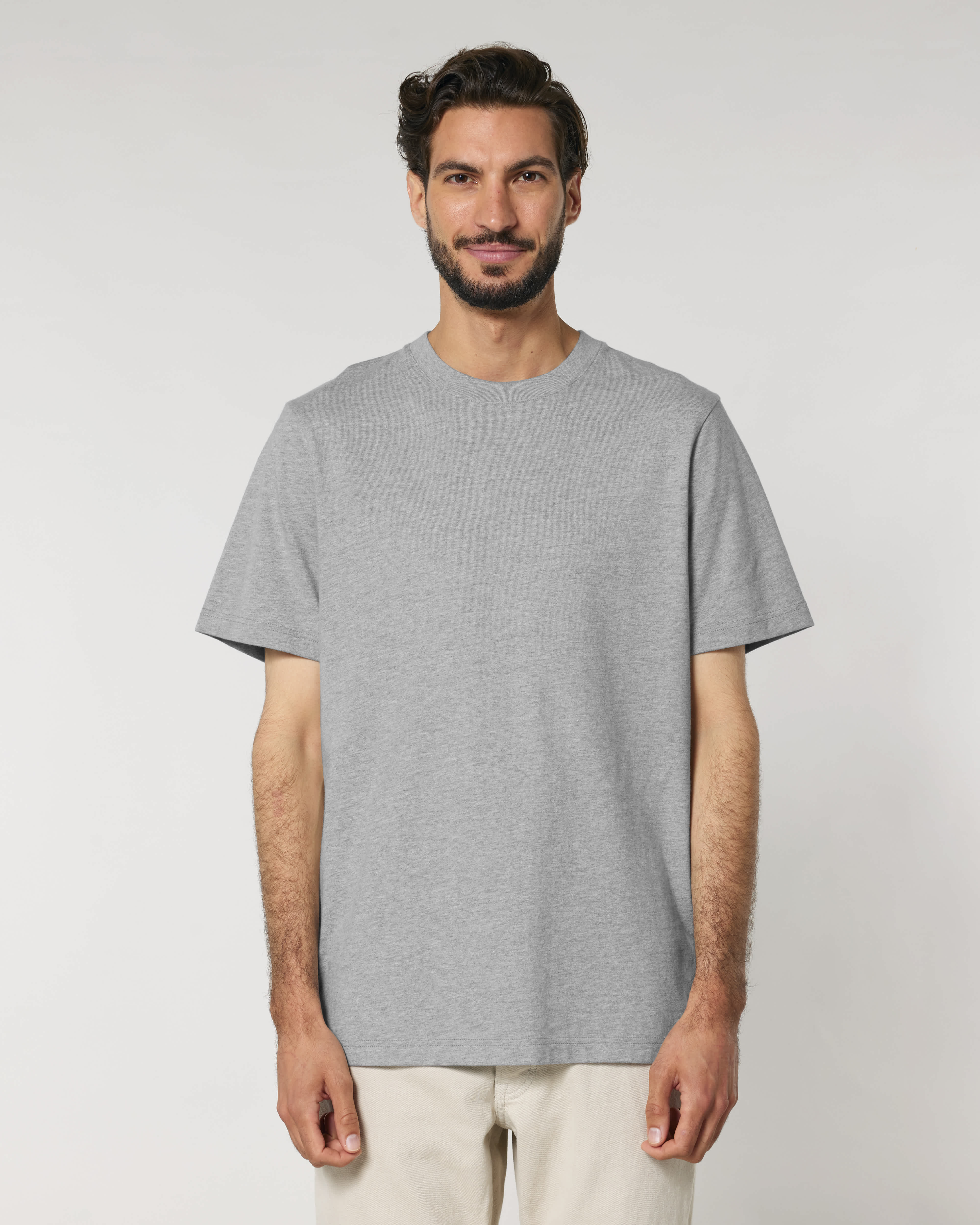 T-SHIRT - HEATHER GRIJS