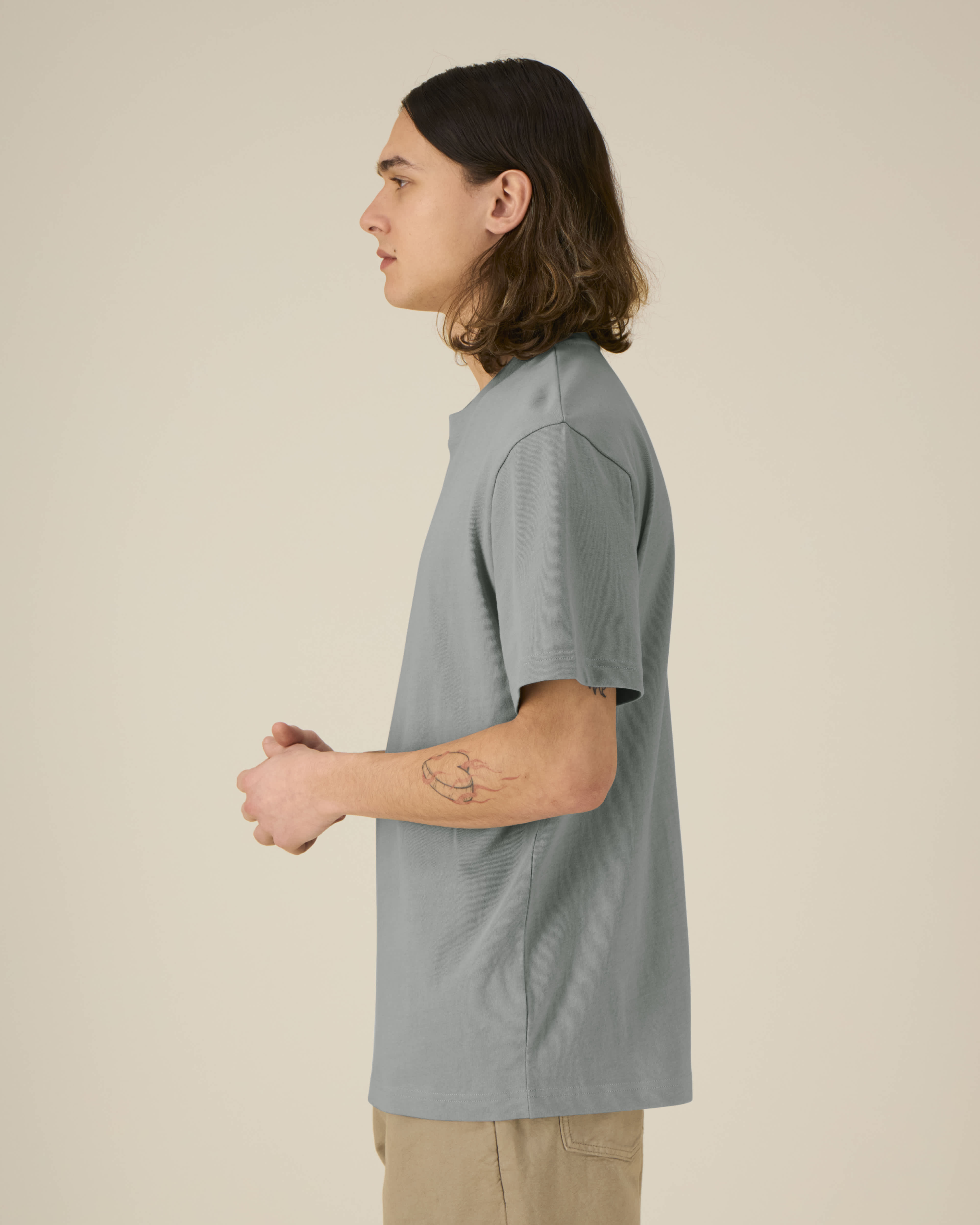 T-SHIRT - MINTY GRIJS