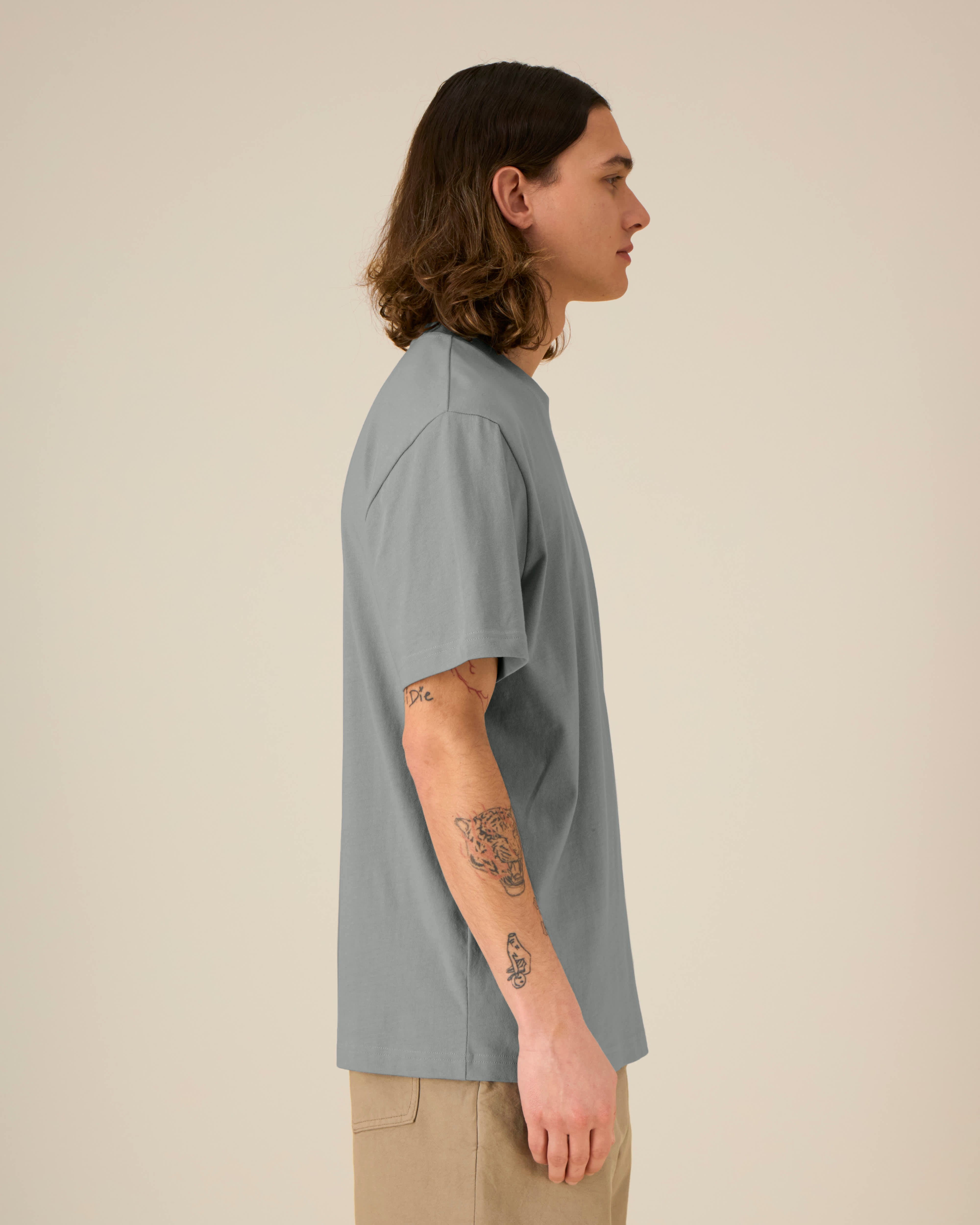 T-SHIRT - MINTY GRIJS