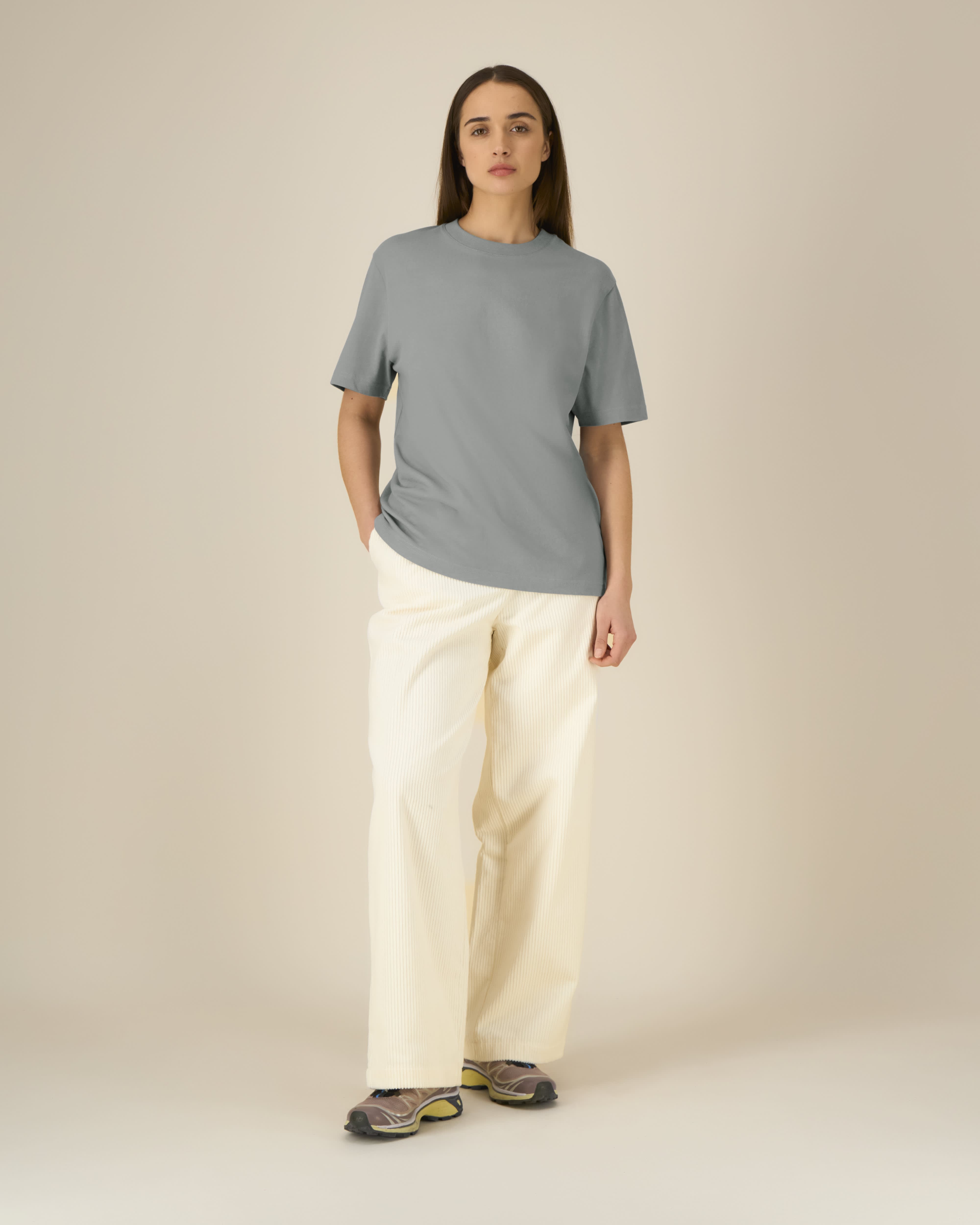 T-SHIRT - MINTY GRIJS