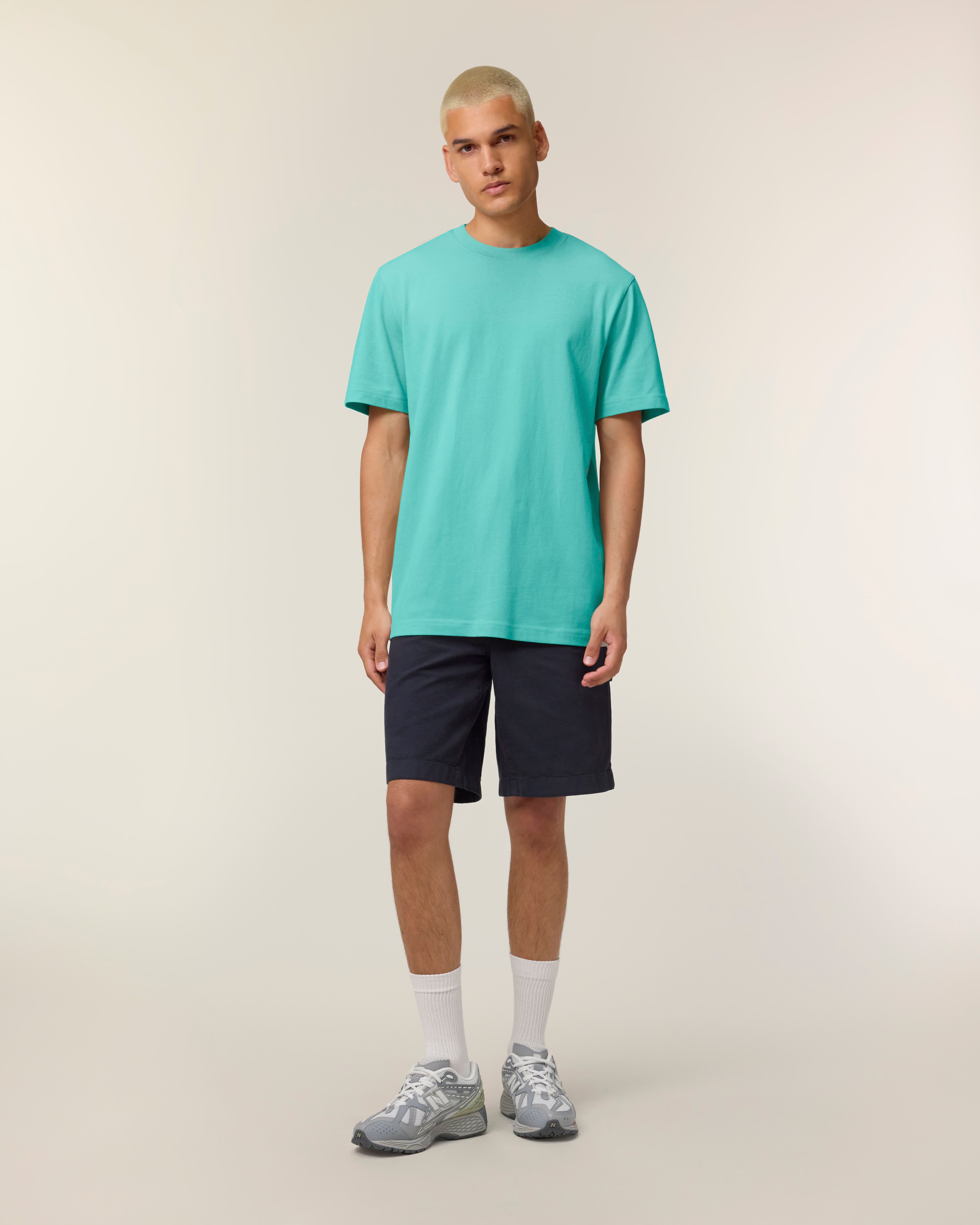 T-SHIRT - ZWEMBLAUW