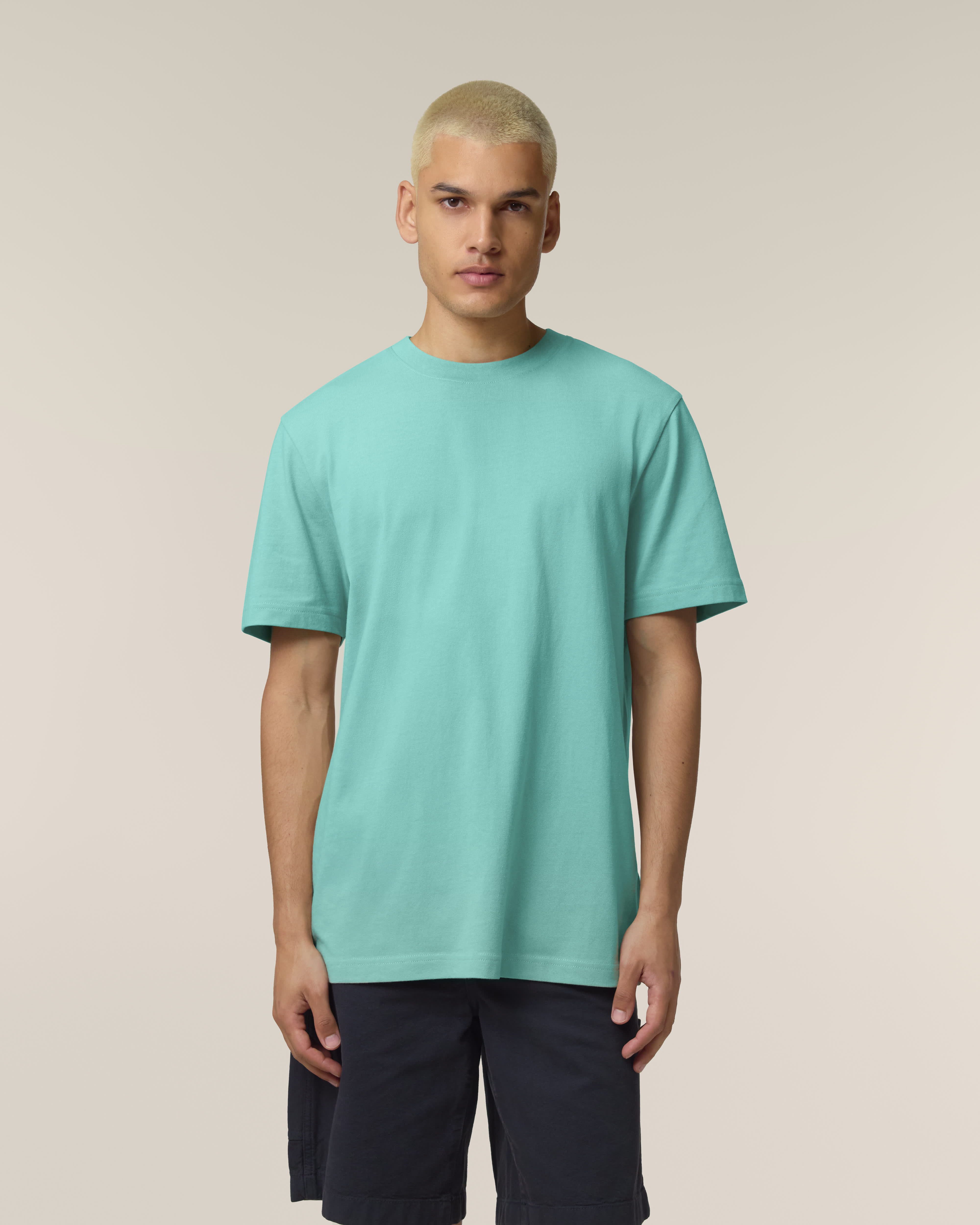 T-SHIRT - ZWEMBLAUW