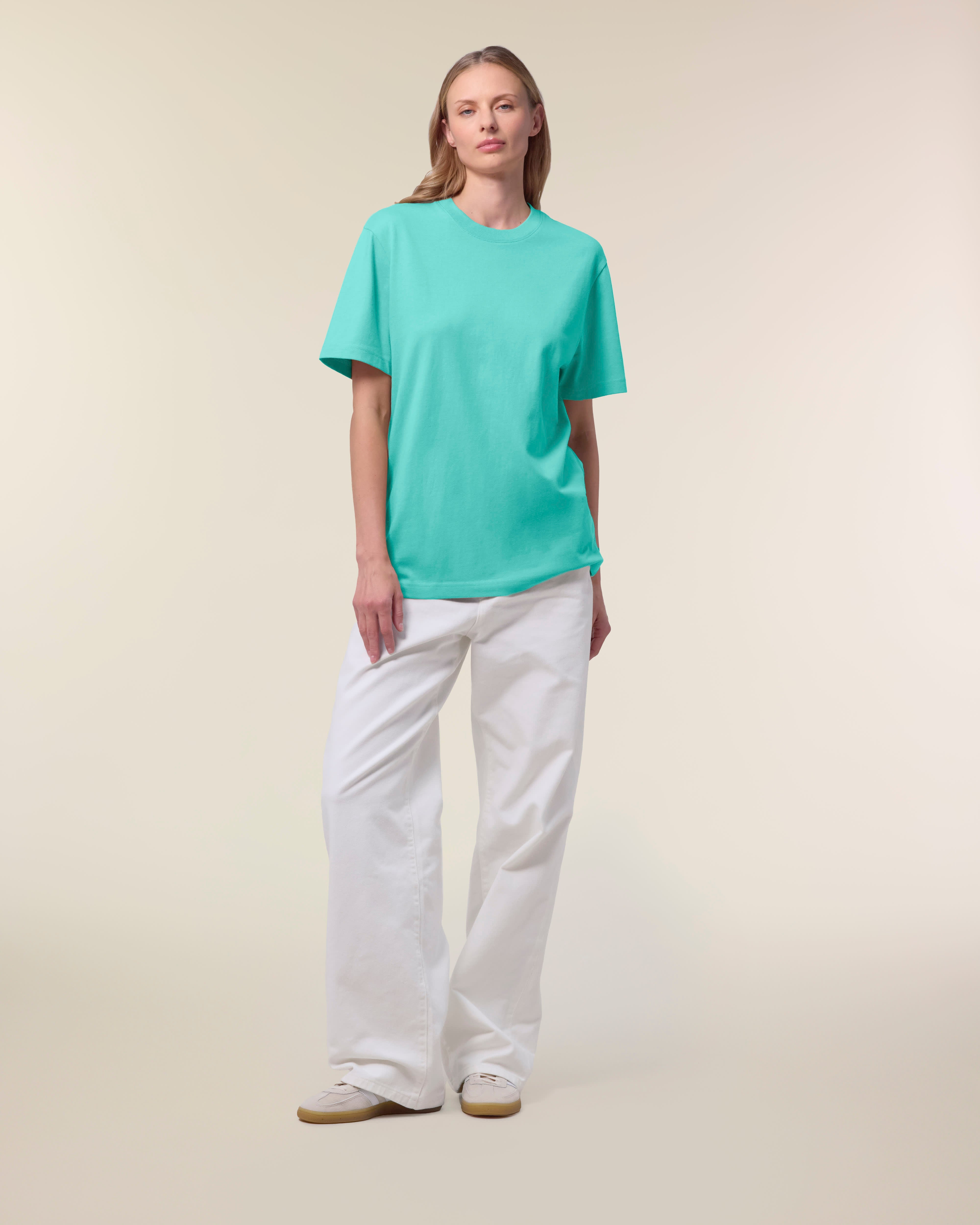 T-SHIRT - ZWEMBLAUW