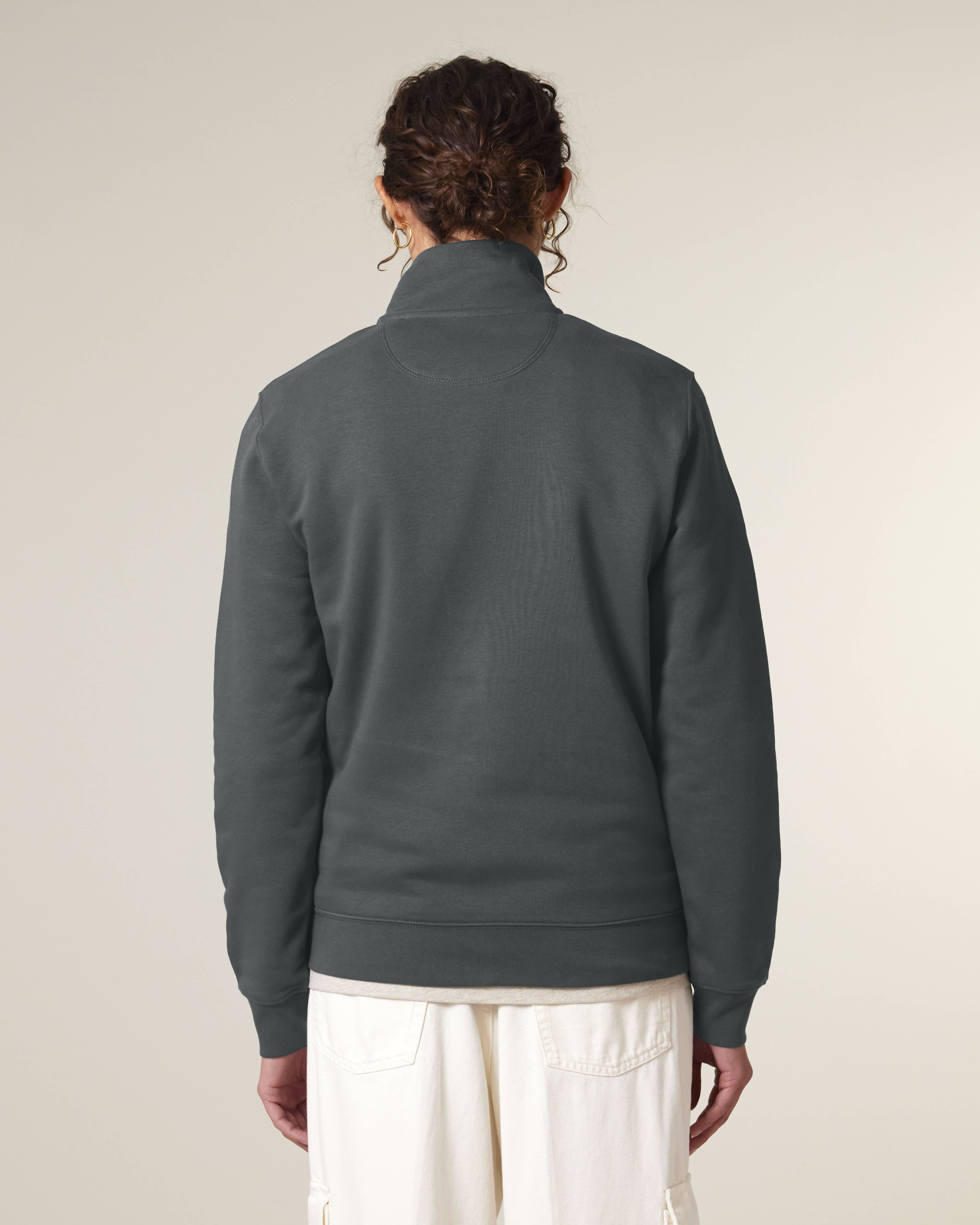 ZIP SWEATER - ANTHRACITE