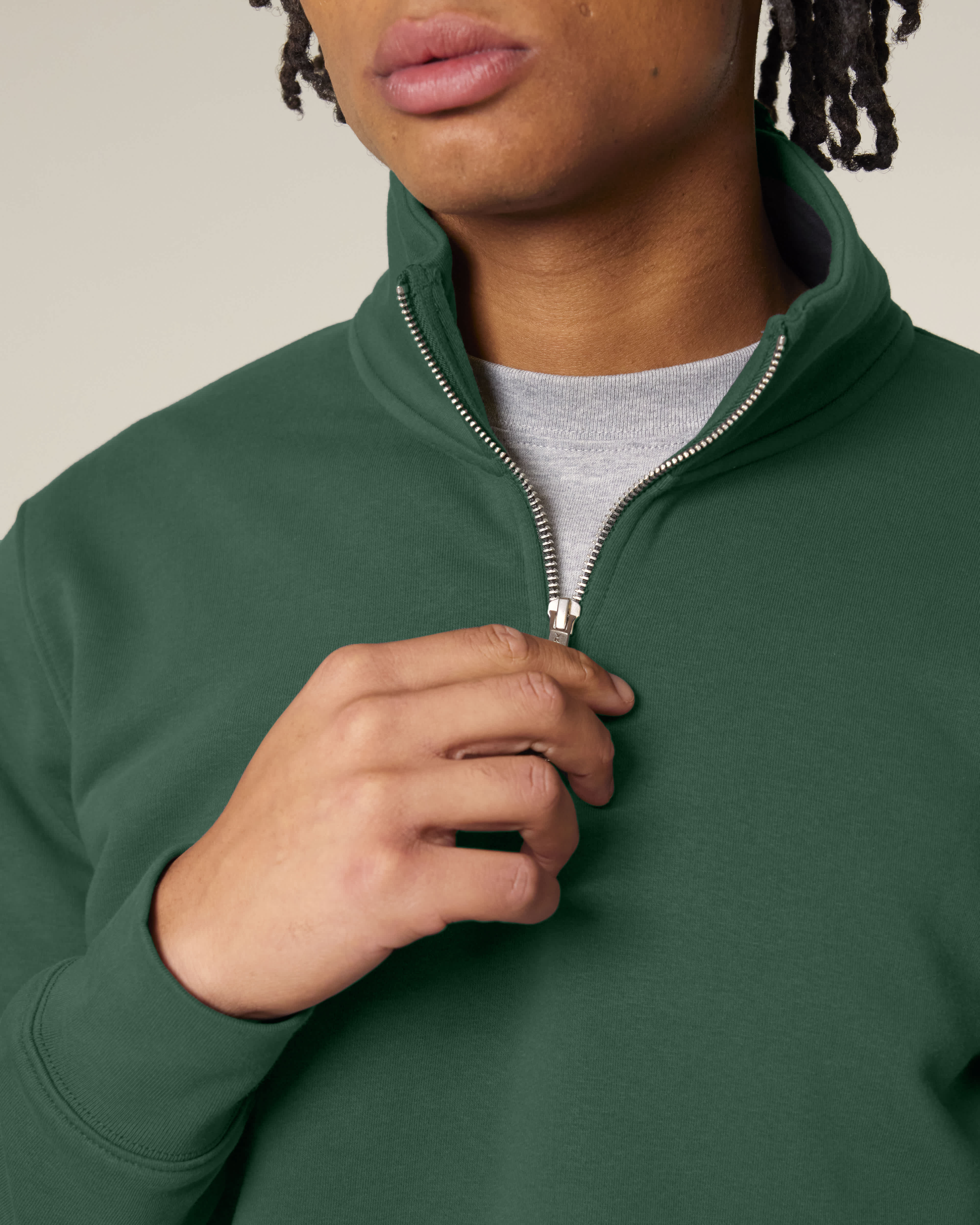 ZIP SWEATER - BOSGROEN